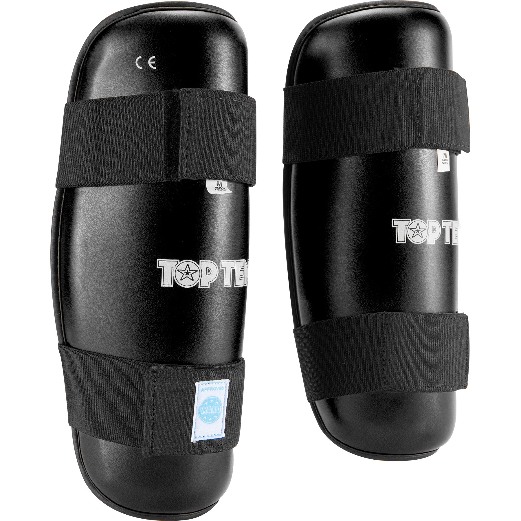 TOP TEN Scheen- en wreefbeschermer - WAKO Style - Zwart TOP TEN Scheen- en wreefbeschermer - WAKO Style - Zwart