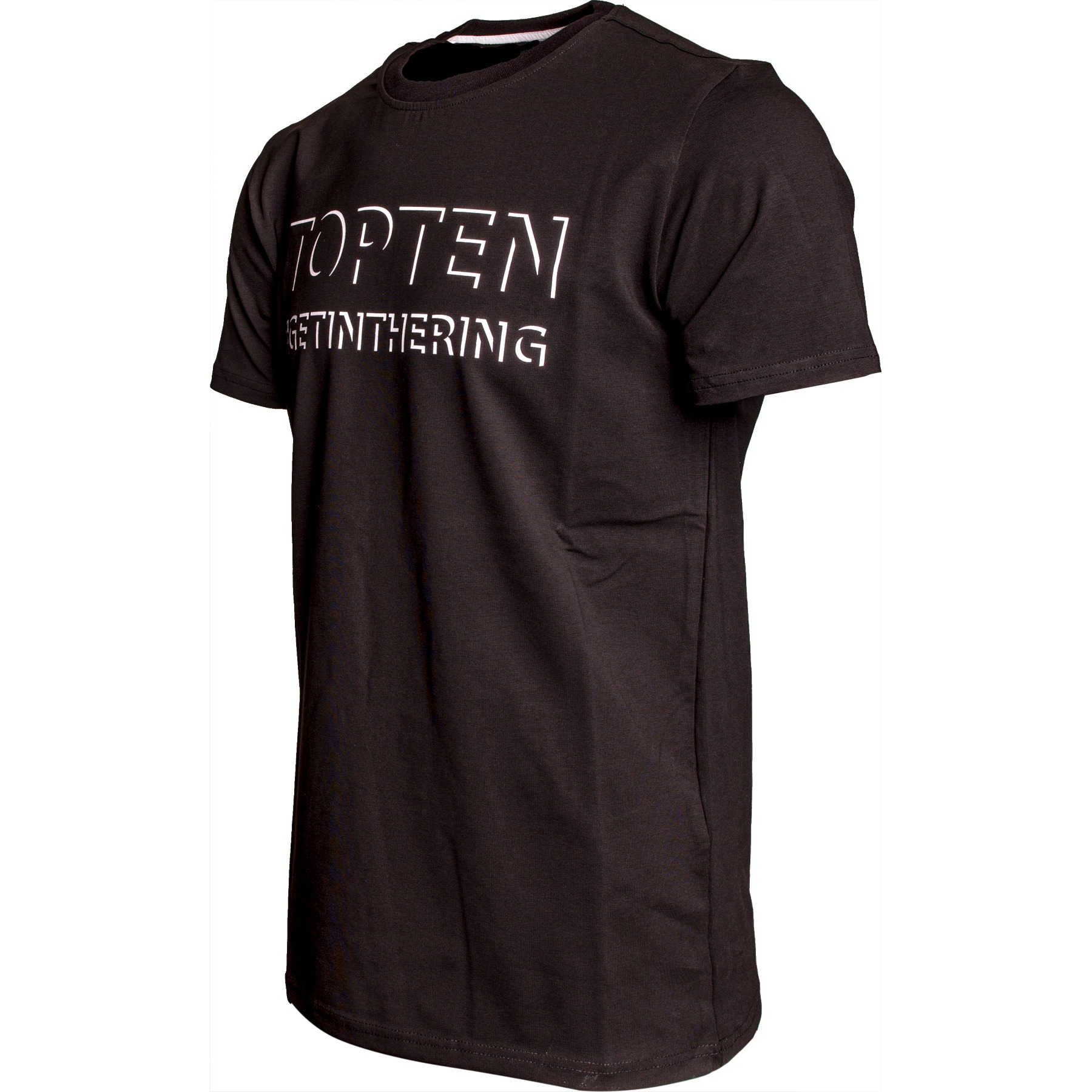 TOP TEN T-shirt - Shadow - Zwart TOP TEN T-shirt - Shadow - Zwart