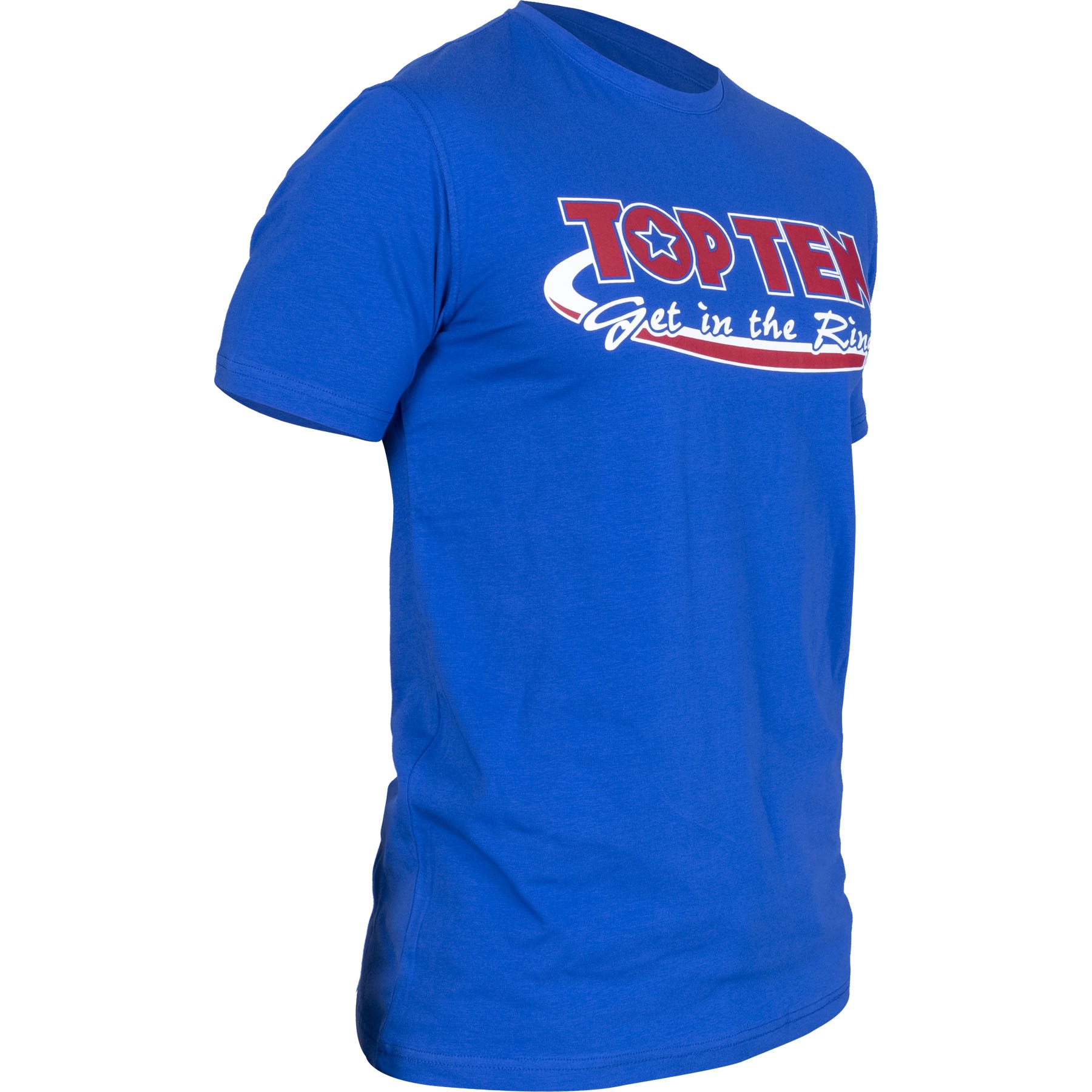 TOP TEN T-shirt - Get in the Ring - Blauw TOP TEN T-shirt - Get in the Ring - Blauw