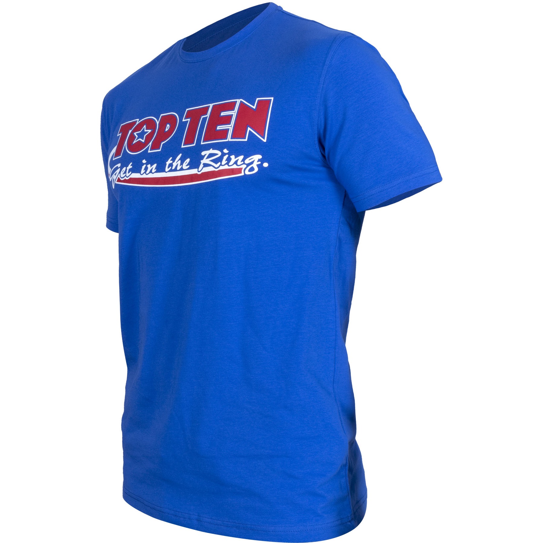 TOP TEN T-shirt - Get in the Ring - Blauw TOP TEN T-shirt - Get in the Ring - Blauw