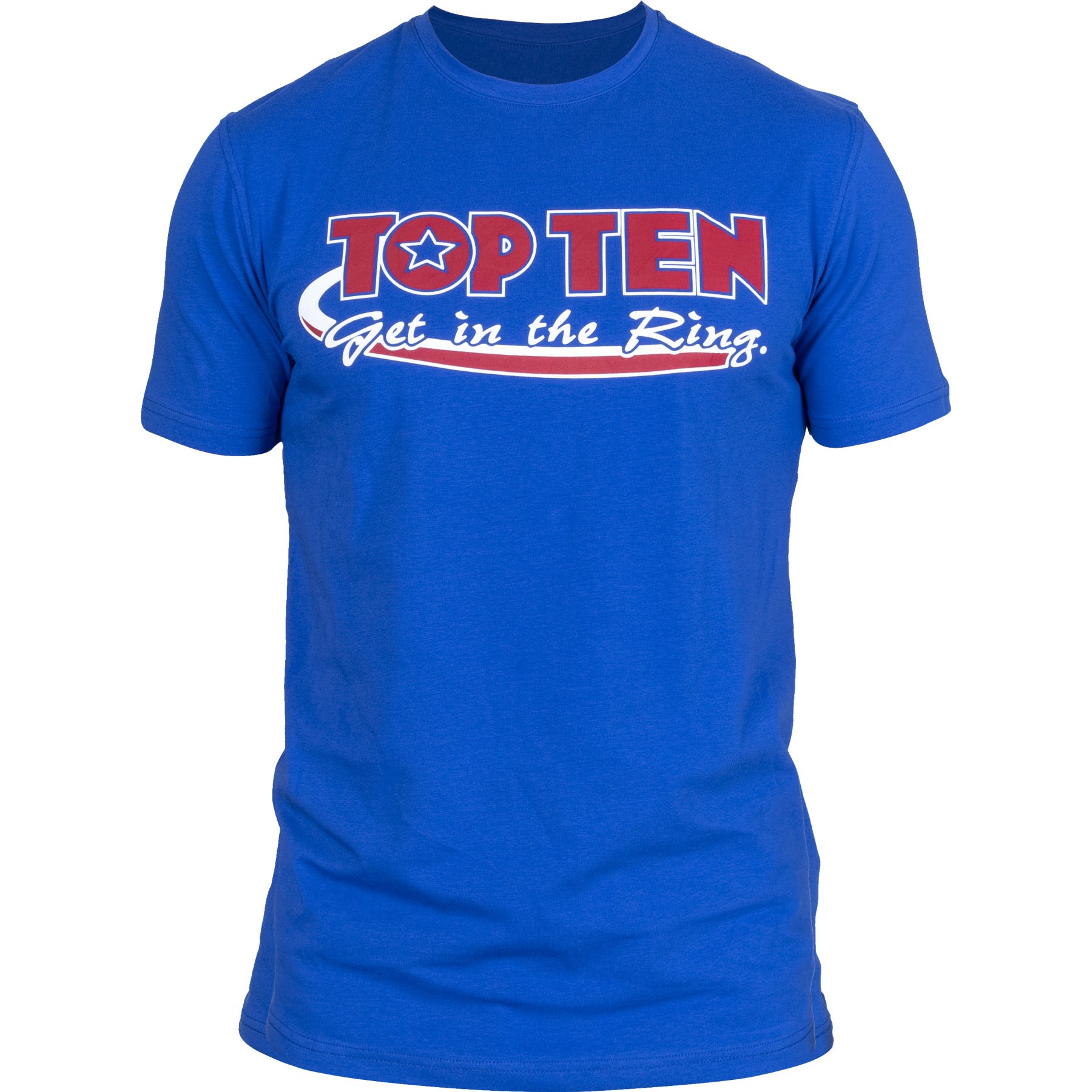 TOP TEN T-shirt - Get in the Ring - Blauw TOP TEN T-shirt - Get in the Ring - Blauw