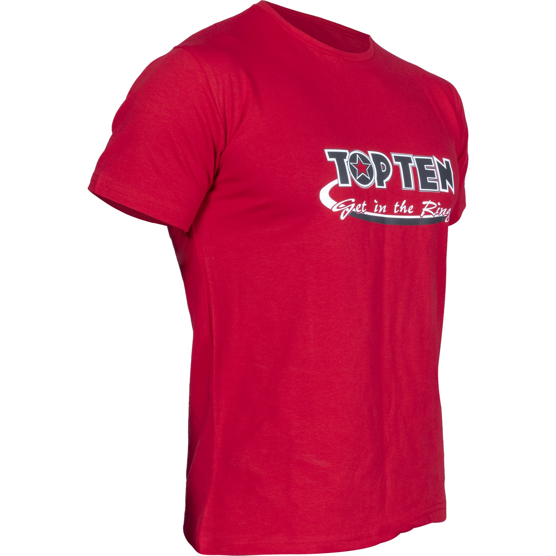 TOP TEN T-shirt - Get in the Ring - Rood TOP TEN T-shirt - Get in the Ring - Rood