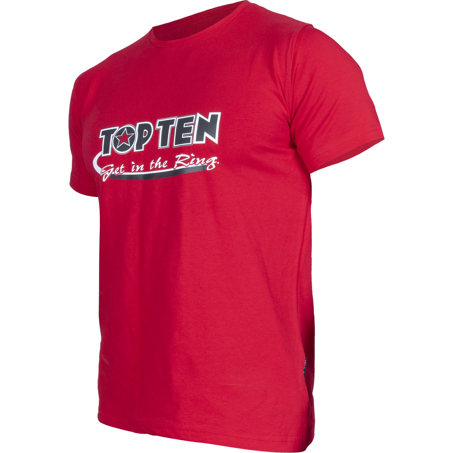 TOP TEN T-shirt - Get in the Ring - Rood TOP TEN T-shirt - Get in the Ring - Rood