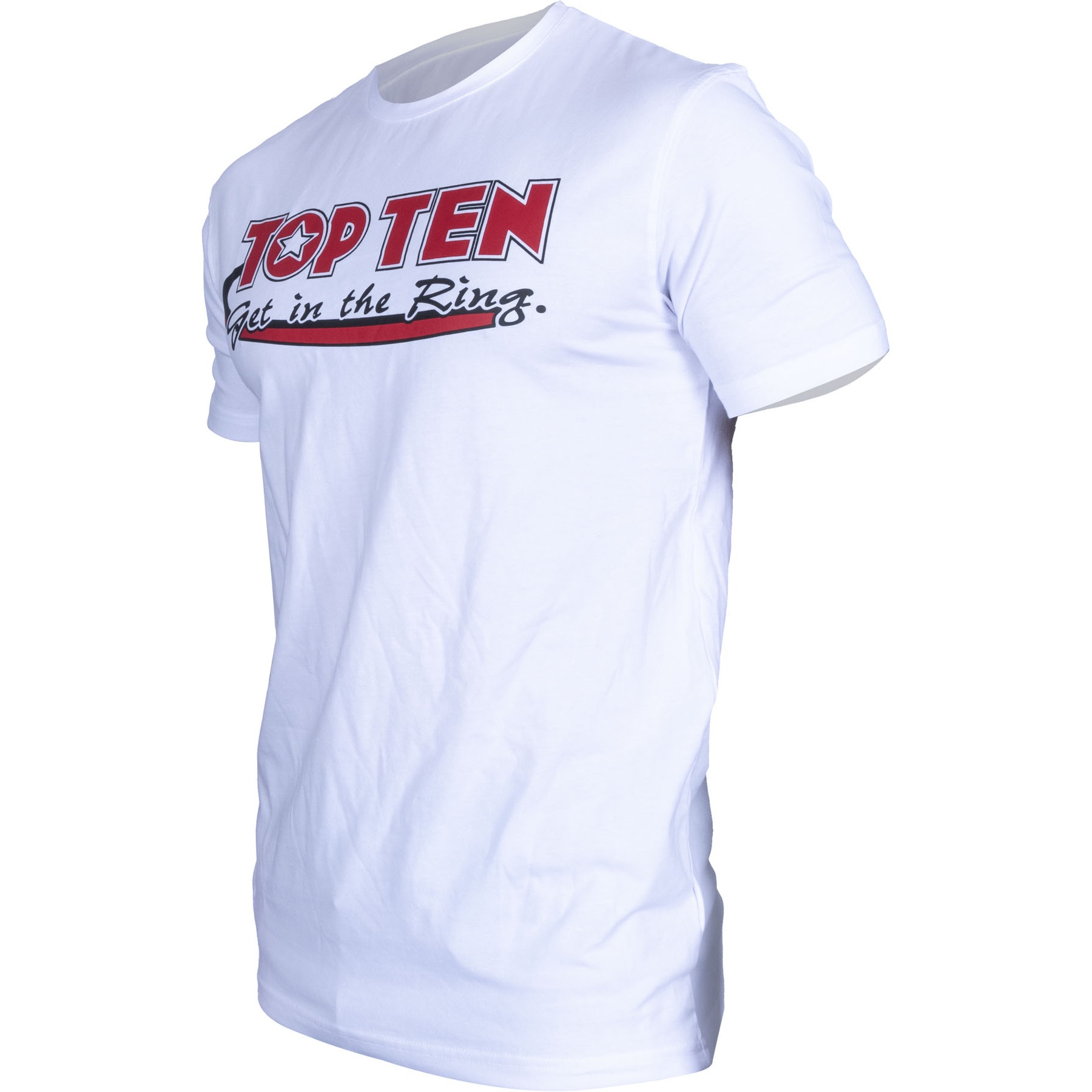 TOP TEN T-shirt - Get in the Ring - Wit TOP TEN T-shirt - Get in the Ring - Wit