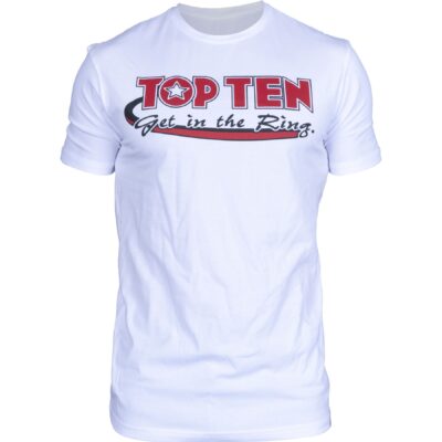 TOP TEN T-shirt - Get in the Ring - Wit TOP TEN T-shirt - Get in the Ring - Wit