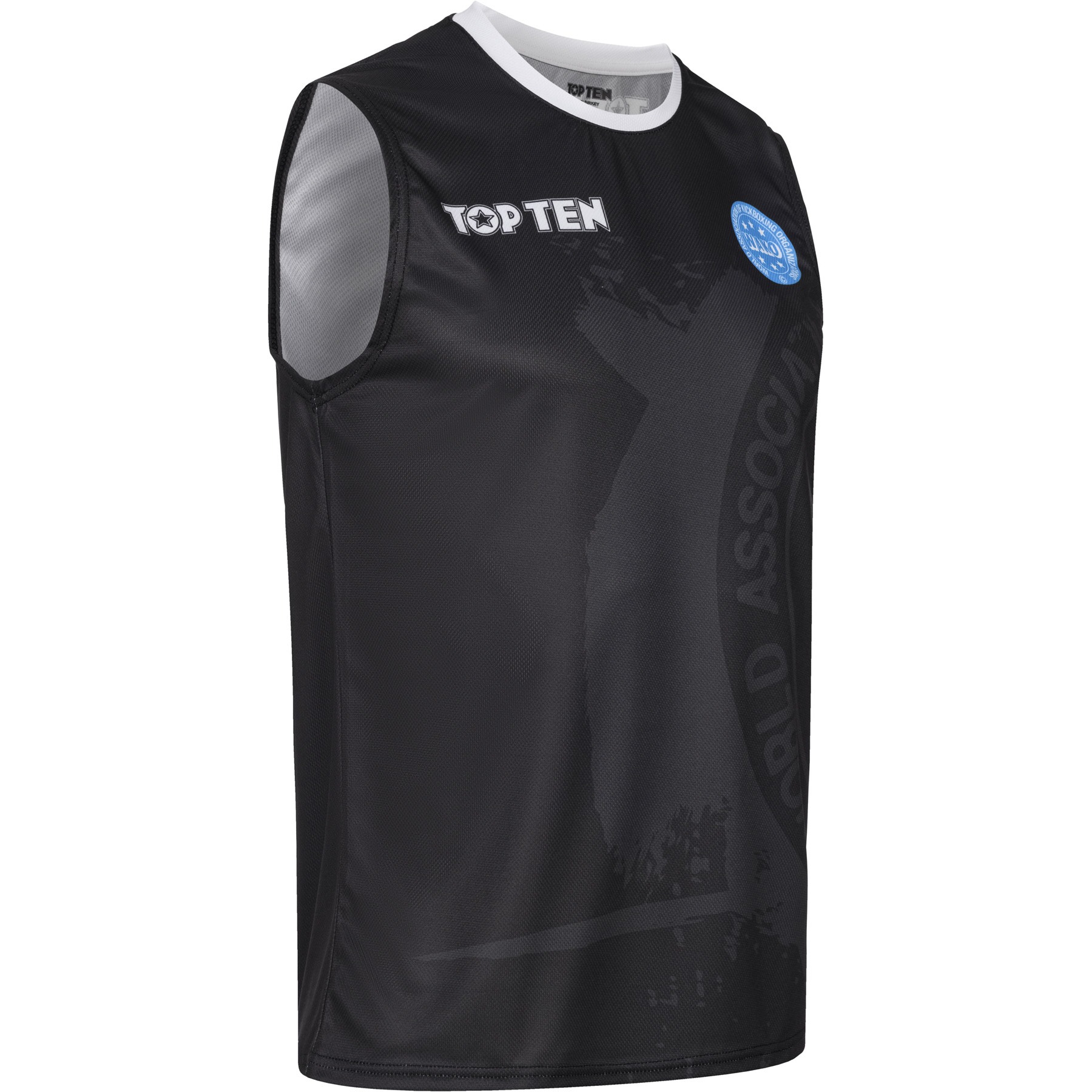 TOP TEN T-shirt - WAKO Kick light - Zwart TOP TEN T-shirt - WAKO Kick light - Zwart