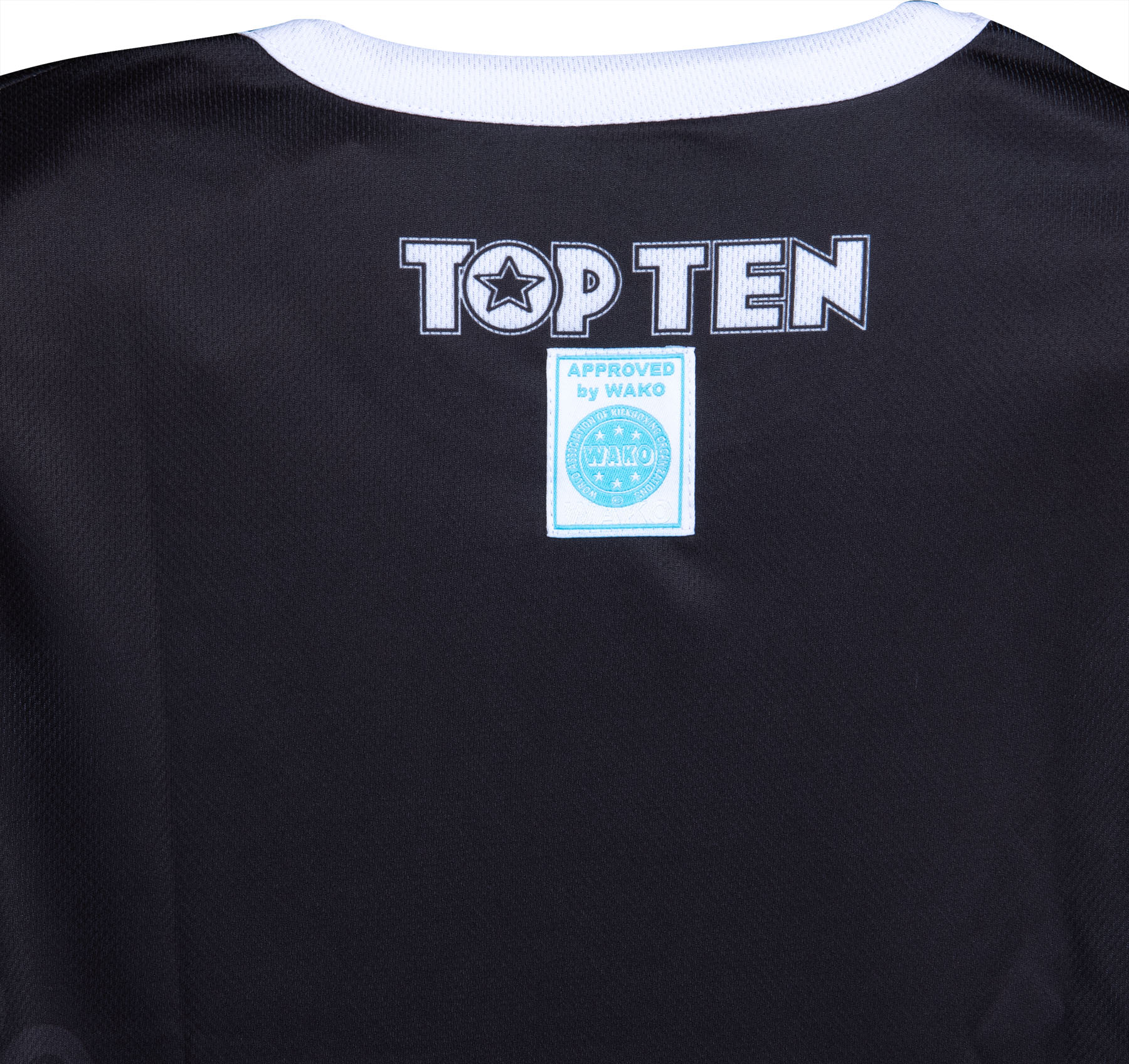 TOP TEN T-shirt - WAKO Kick light - Zwart TOP TEN T-shirt - WAKO Kick light - Zwart