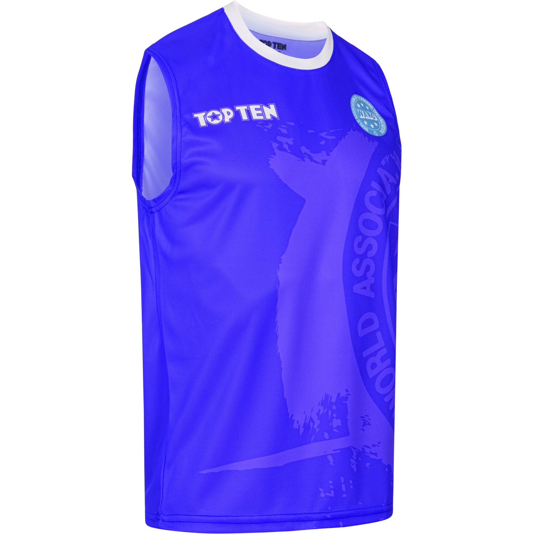 TOP TEN T-shirt - WAKO Kick Light - Blauw TOP TEN T-shirt - WAKO Kick Light - Blauw