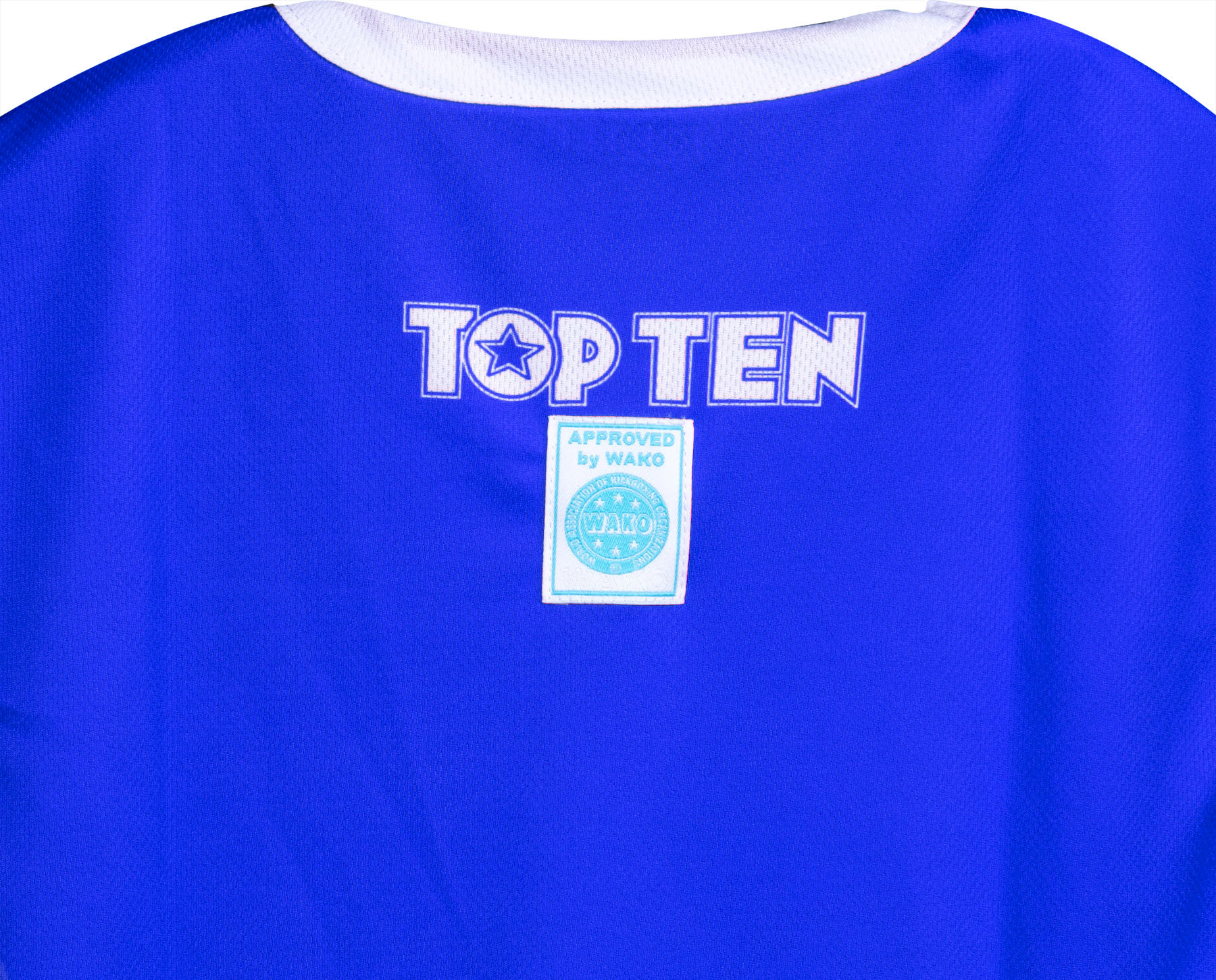 TOP TEN T-shirt - WAKO Kick Light - Blauw TOP TEN T-shirt - WAKO Kick Light - Blauw