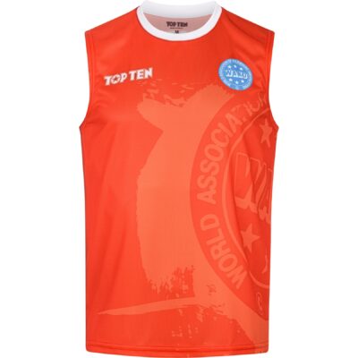 TOP TEN T-shirt - WAKO Kick Light - Rood TOP TEN T-shirt - WAKO Kick Light - Rood
