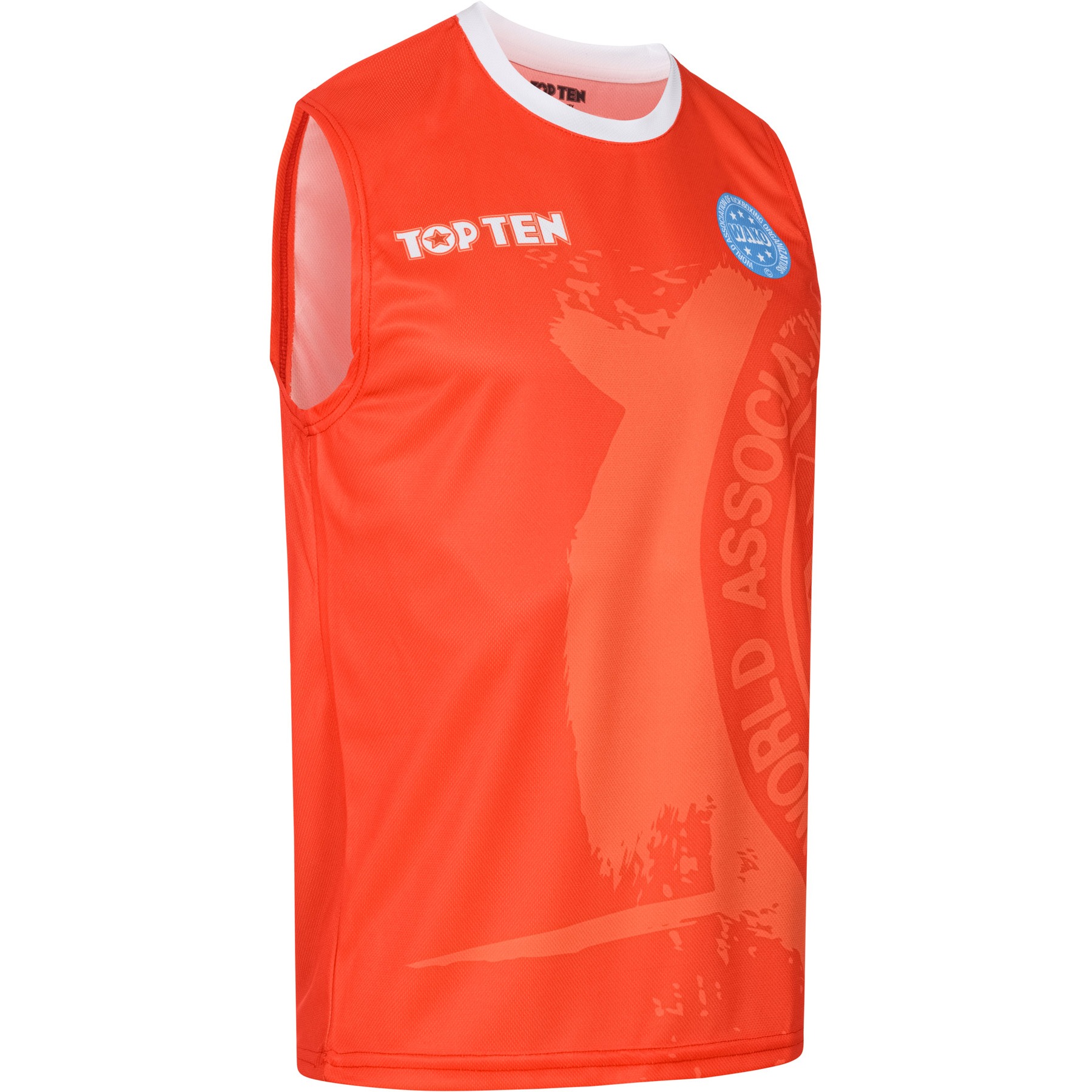 TOP TEN T-shirt - WAKO Kick Light - Rood TOP TEN T-shirt - WAKO Kick Light - Rood