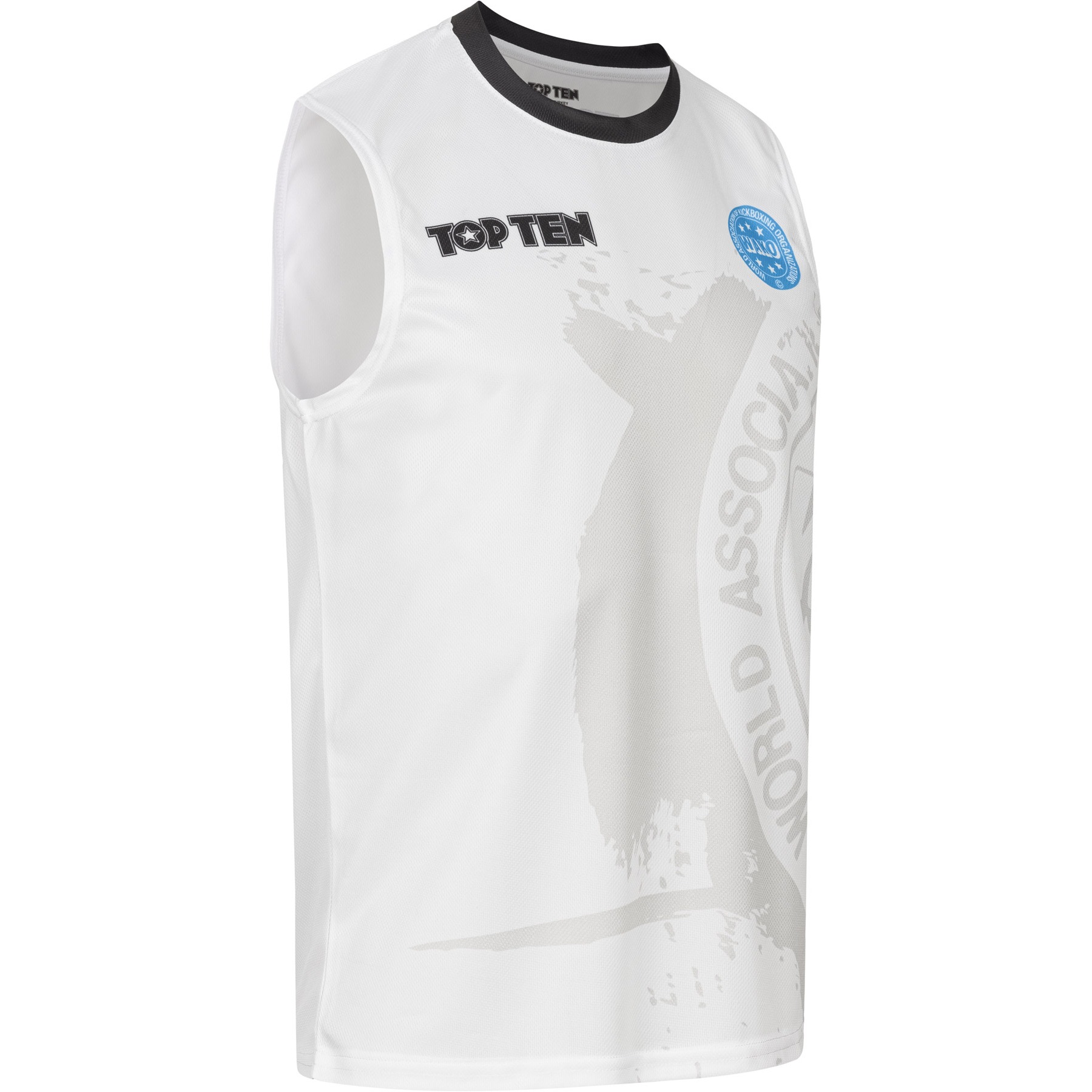 TOP TEN T-shirt - WAKO Kick Light - Wit TOP TEN T-shirt - WAKO Kick Light - Wit