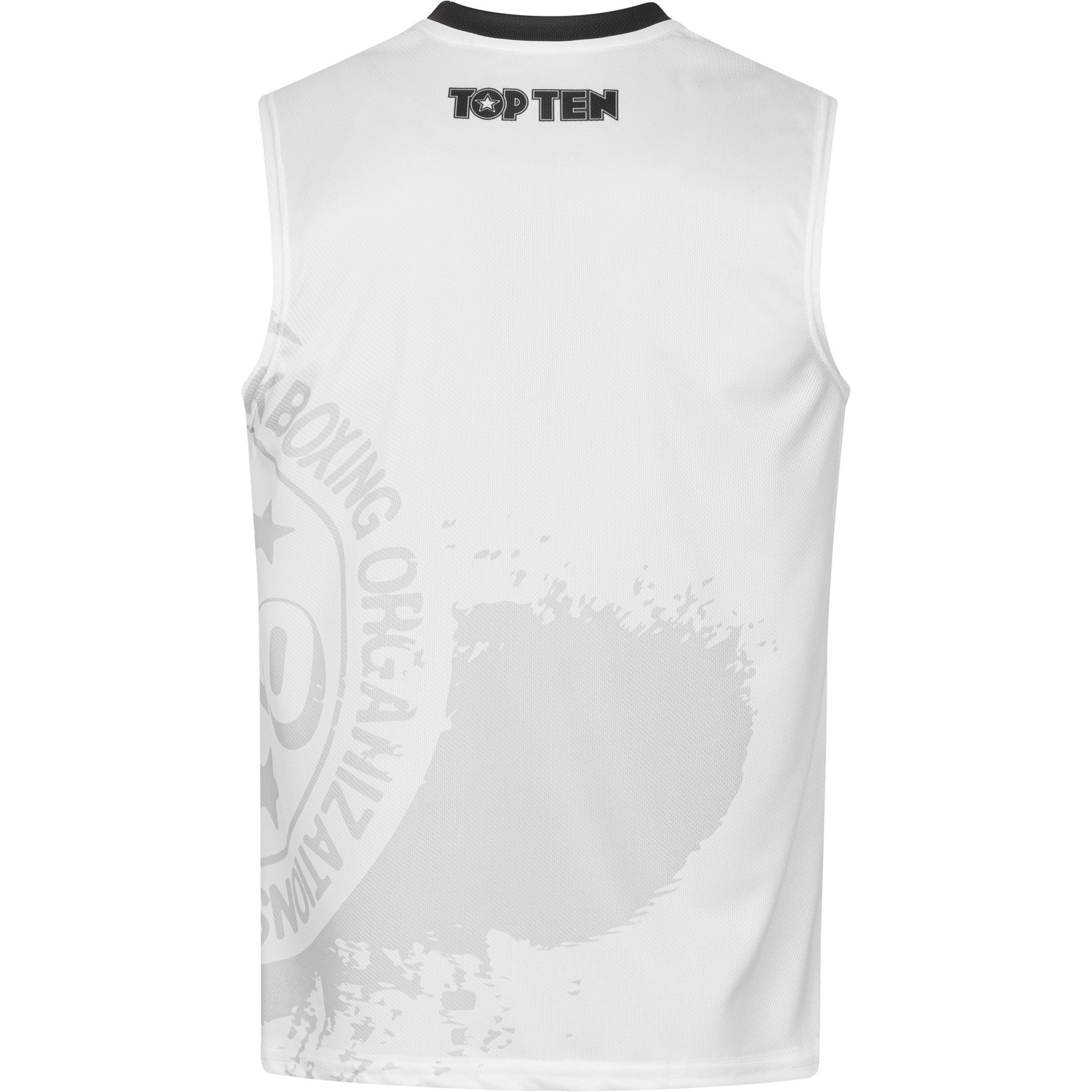 TOP TEN T-shirt - WAKO Kick Light - Wit TOP TEN T-shirt - WAKO Kick Light - Wit