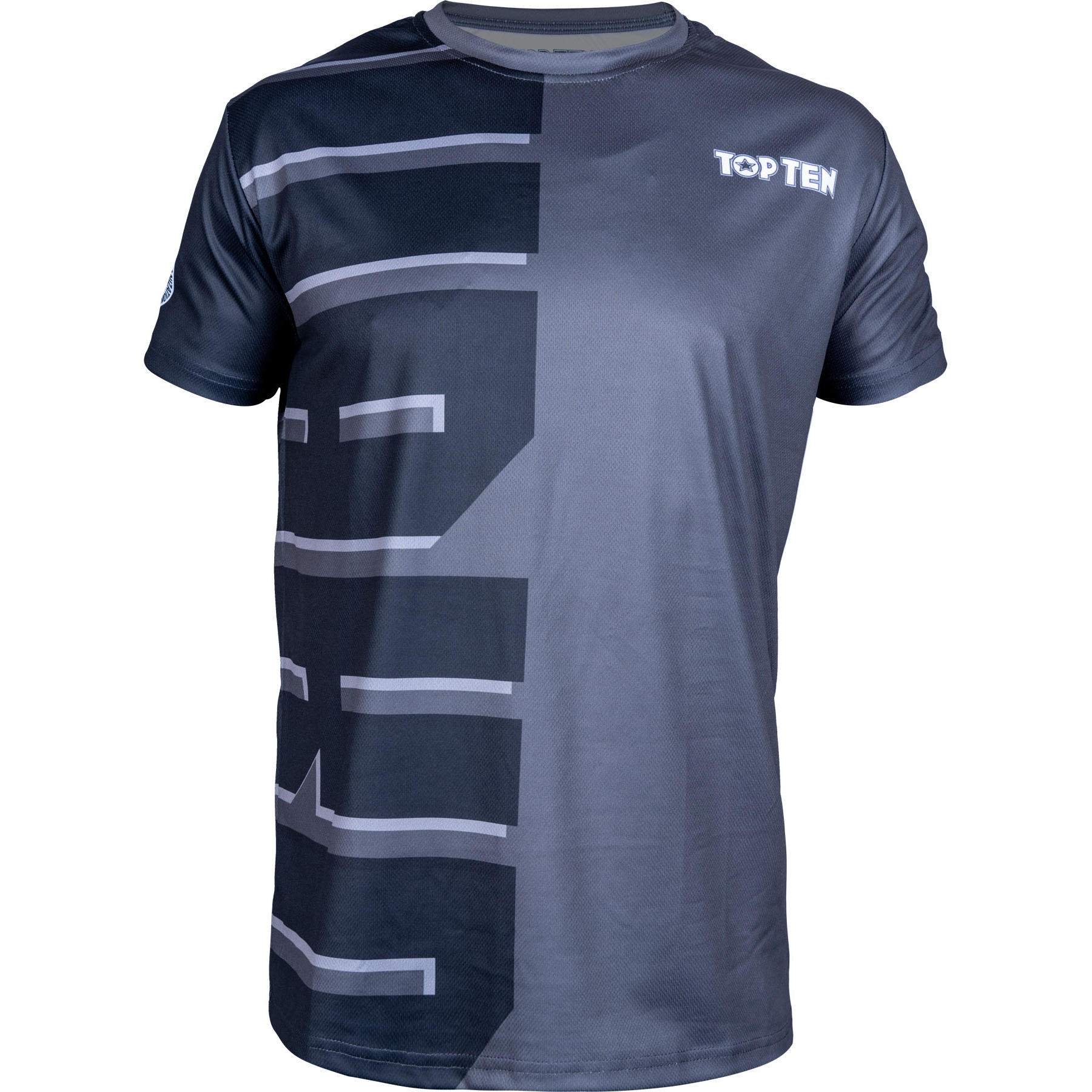 TOP TEN T-shirt - WAKO Pulse - Zwart TOP TEN T-shirt - WAKO Pulse - Zwart