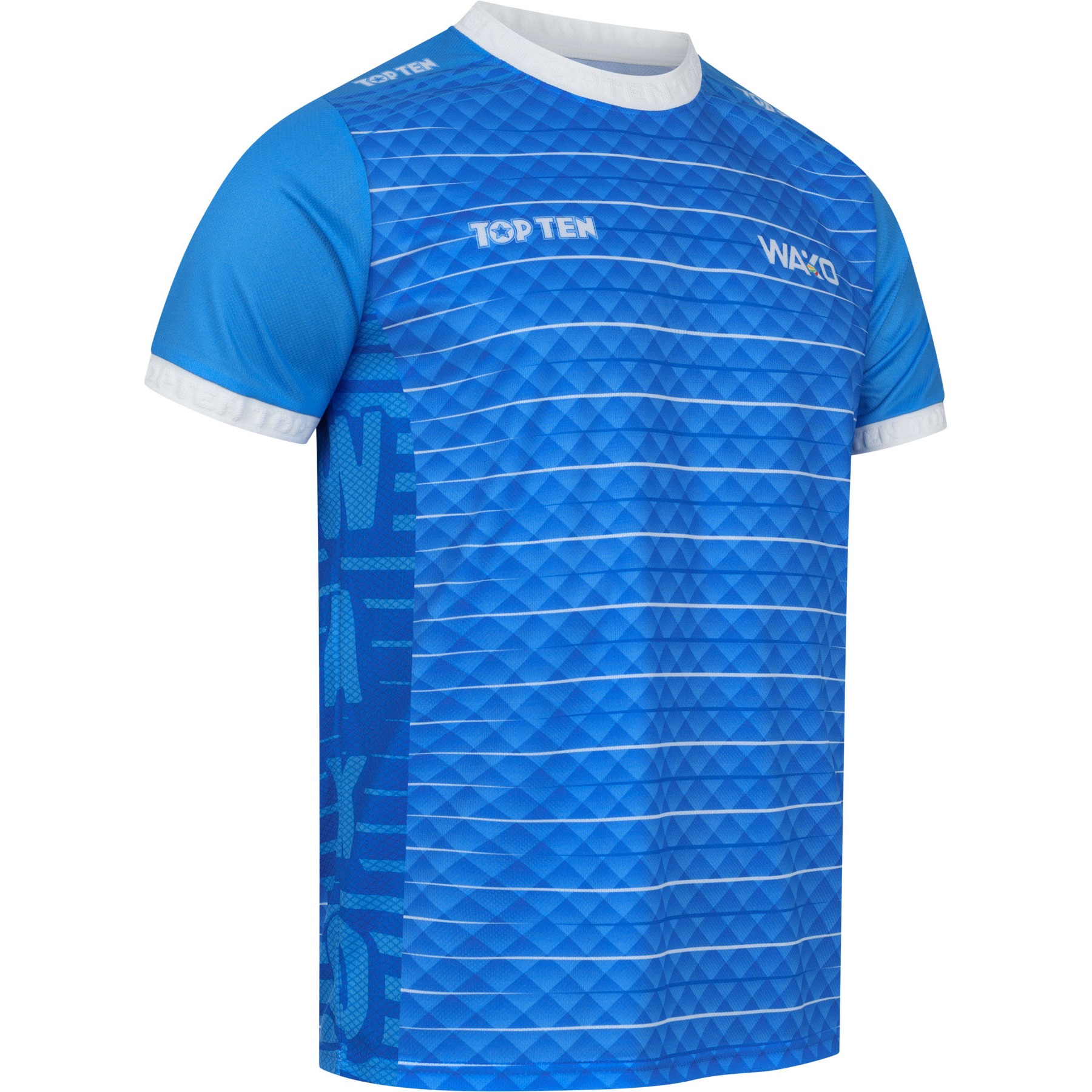 TOP TEN T-shirt - WAKO - Blauw TOP TEN T-shirt - WAKO - Blauw