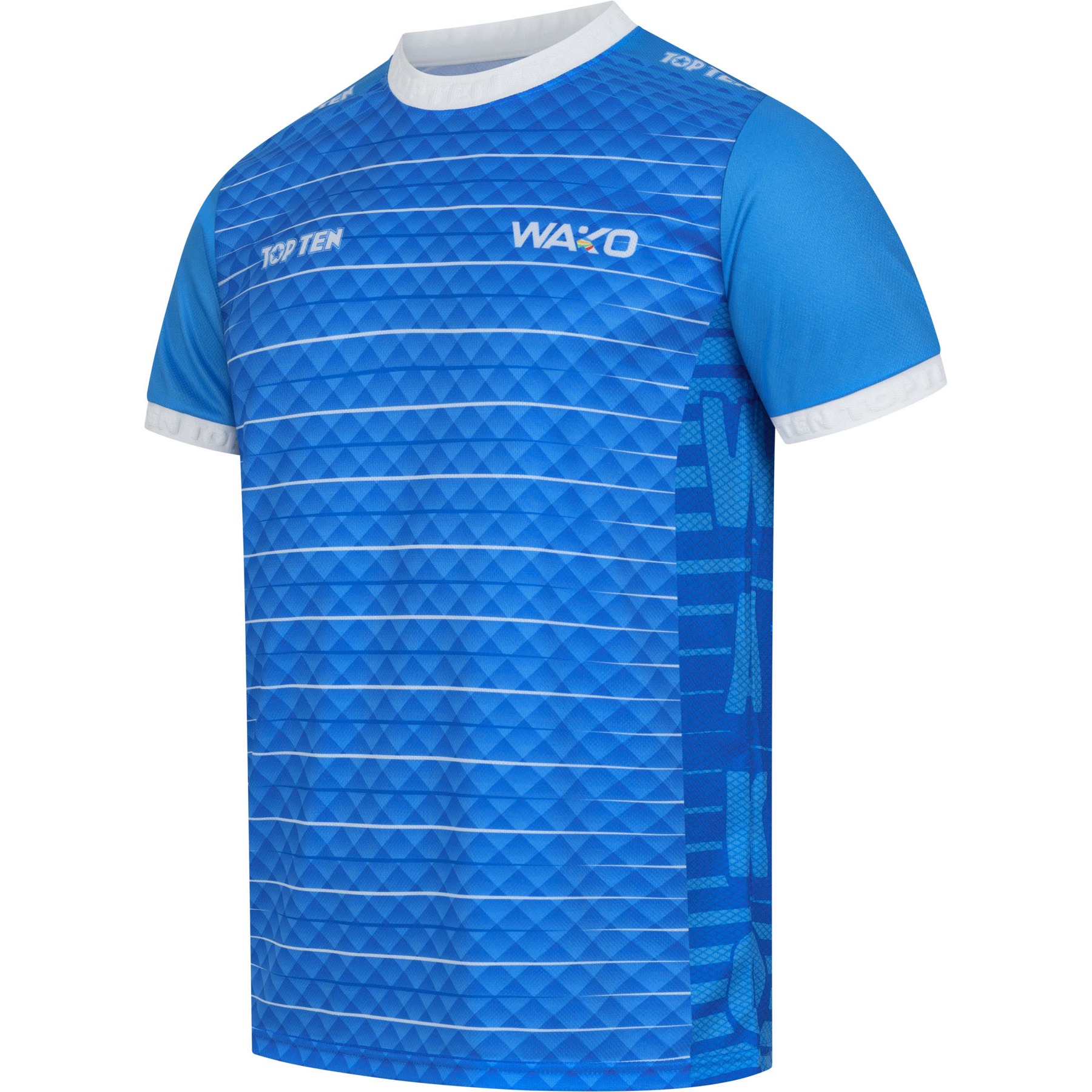 TOP TEN T-shirt - WAKO - Blauw TOP TEN T-shirt - WAKO - Blauw
