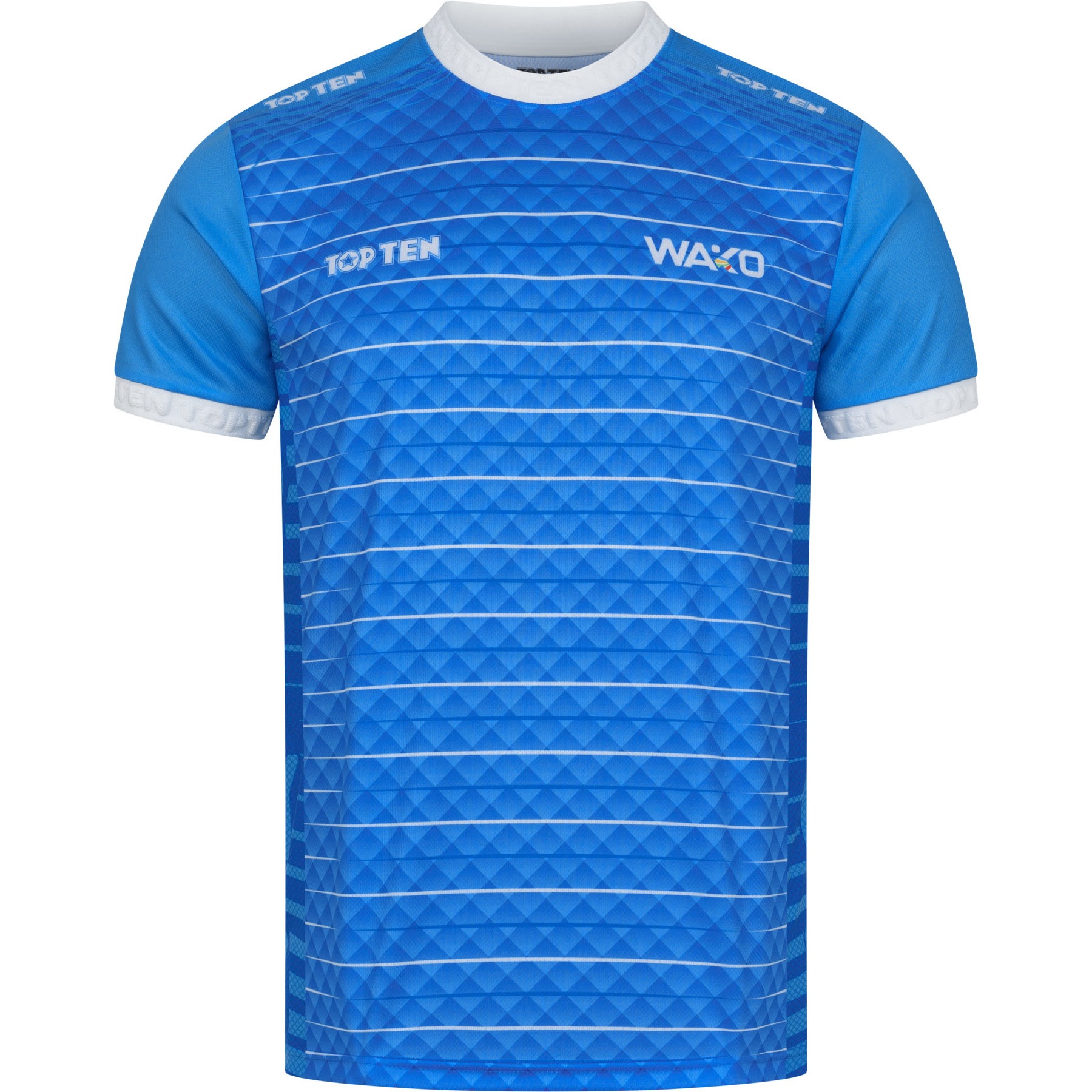TOP TEN T-shirt - WAKO - Blauw TOP TEN T-shirt - WAKO - Blauw