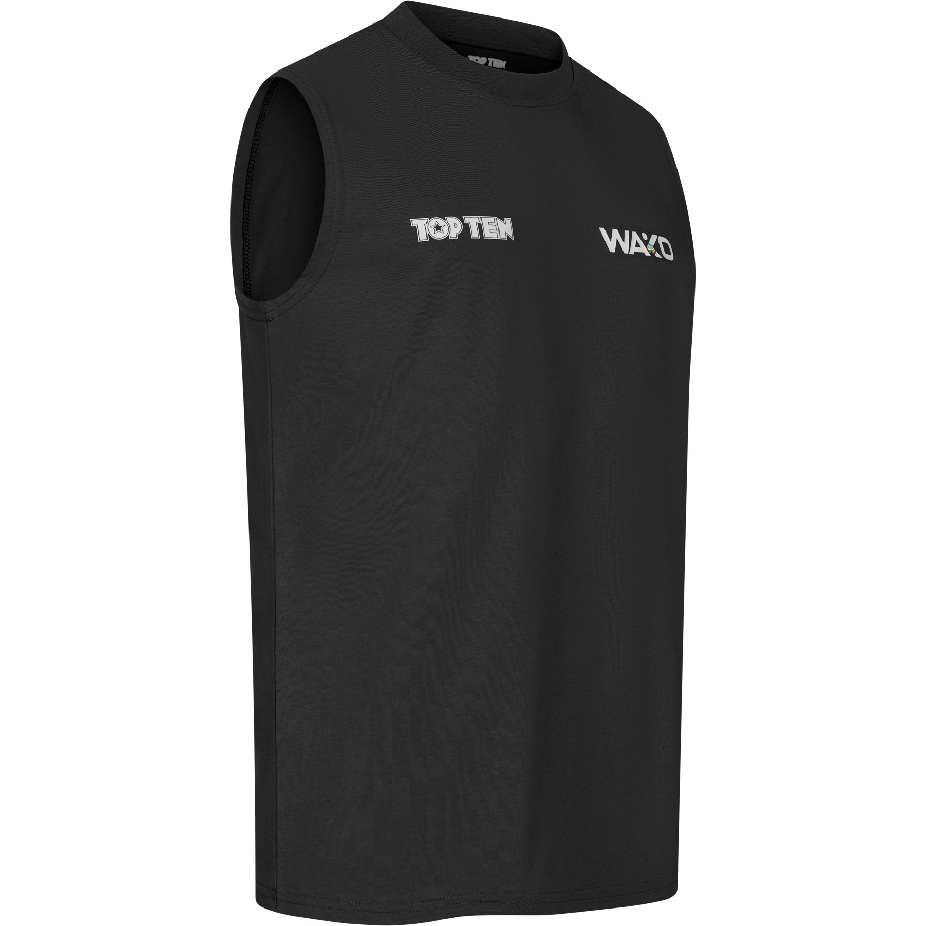 TOP TEN T-shirt - WAKO Kick Light - Zwart TOP TEN T-shirt - WAKO Kick Light - Zwart
