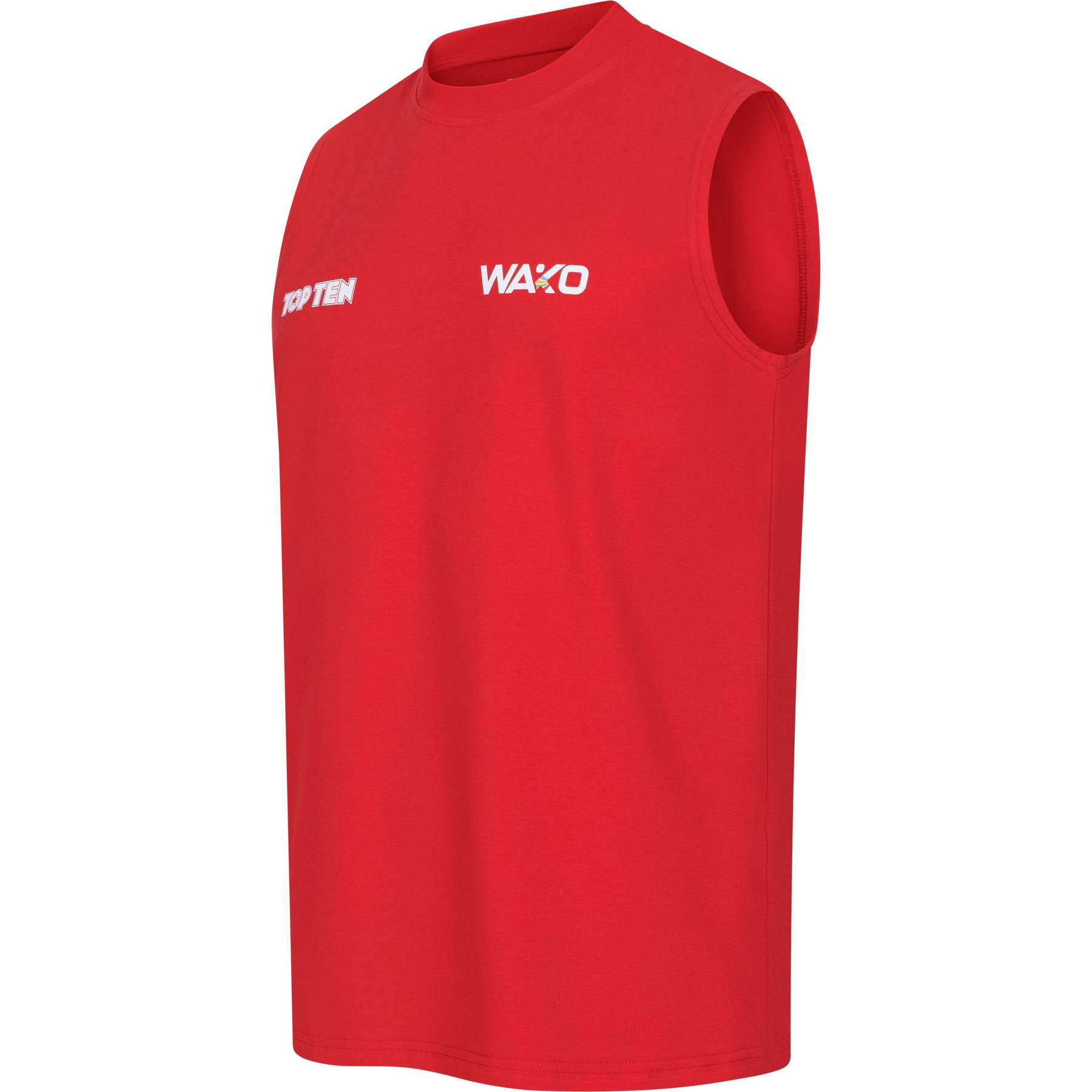 TOP TEN T-shirt - WAKO Kick Light - Rood TOP TEN T-shirt - WAKO Kick Light - Rood