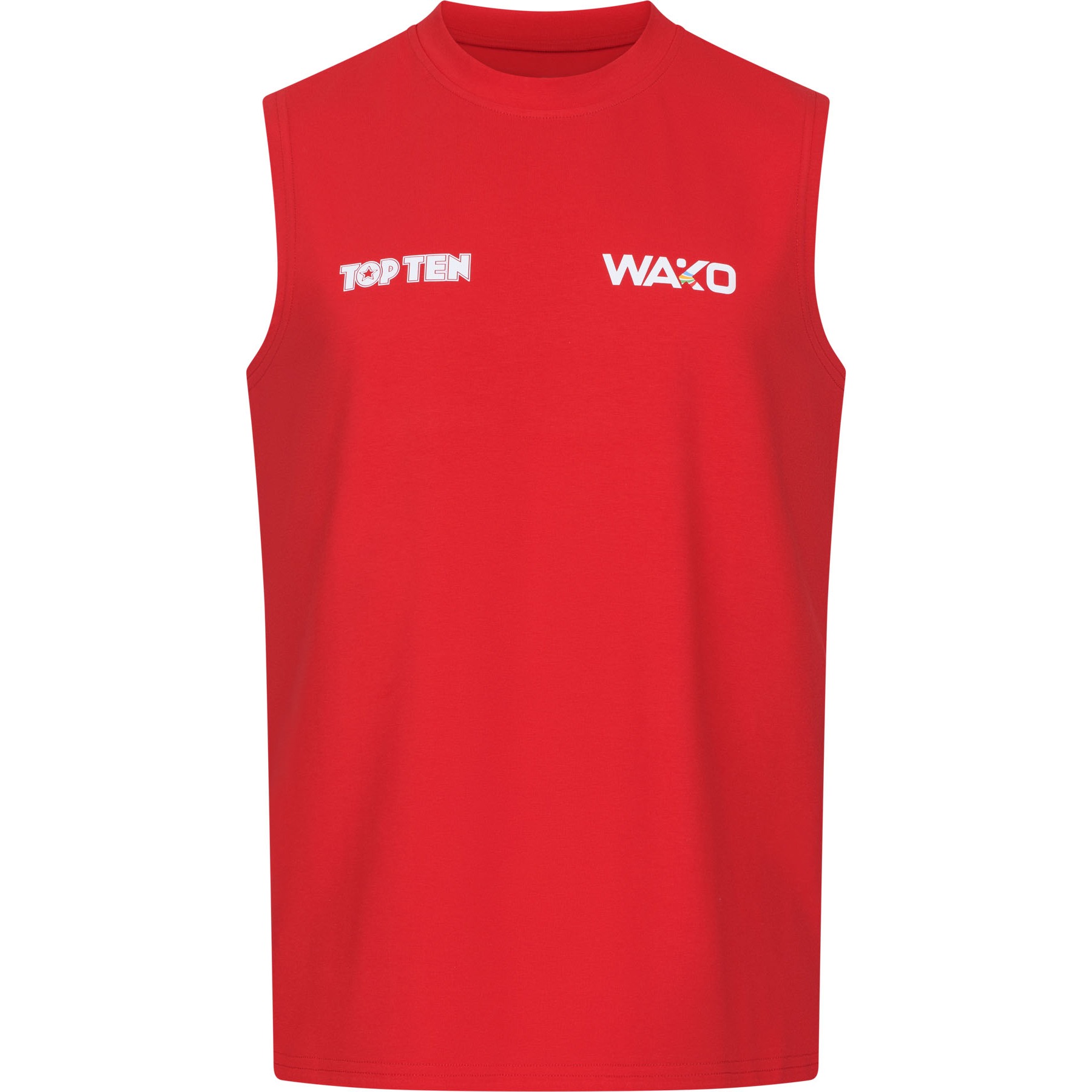 TOP TEN T-shirt - WAKO Kick Light - Rood TOP TEN T-shirt - WAKO Kick Light - Rood