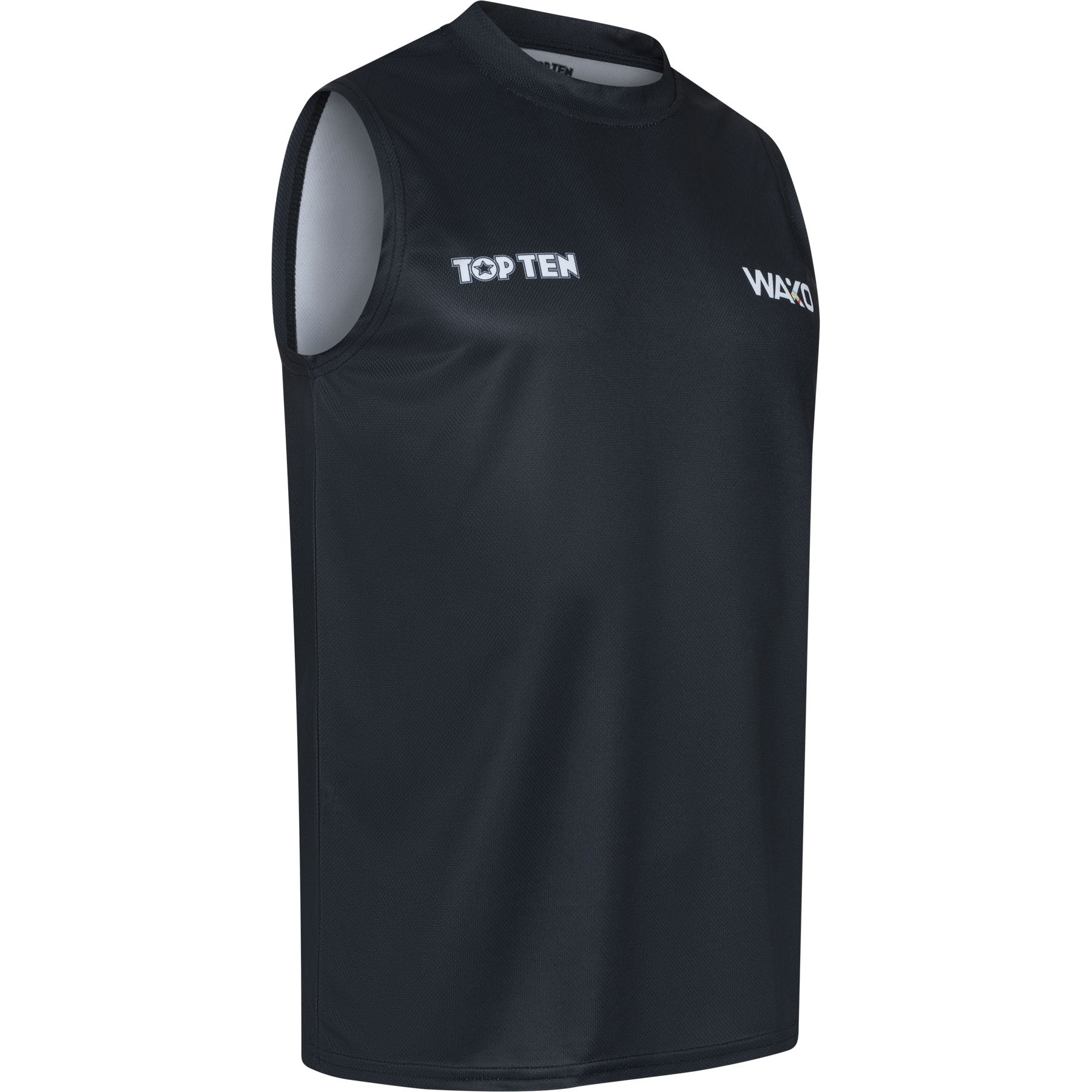 TOP TEN T-shirt - WAKO Kick Light - Zwart TOP TEN T-shirt - WAKO Kick Light - Zwart