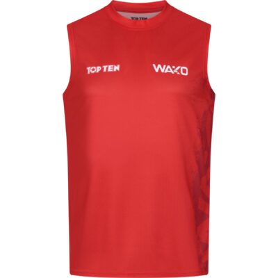 TOP TEN T-shirt - WAKO Kick Light - Rood TOP TEN T-shirt - WAKO Kick Light - Rood