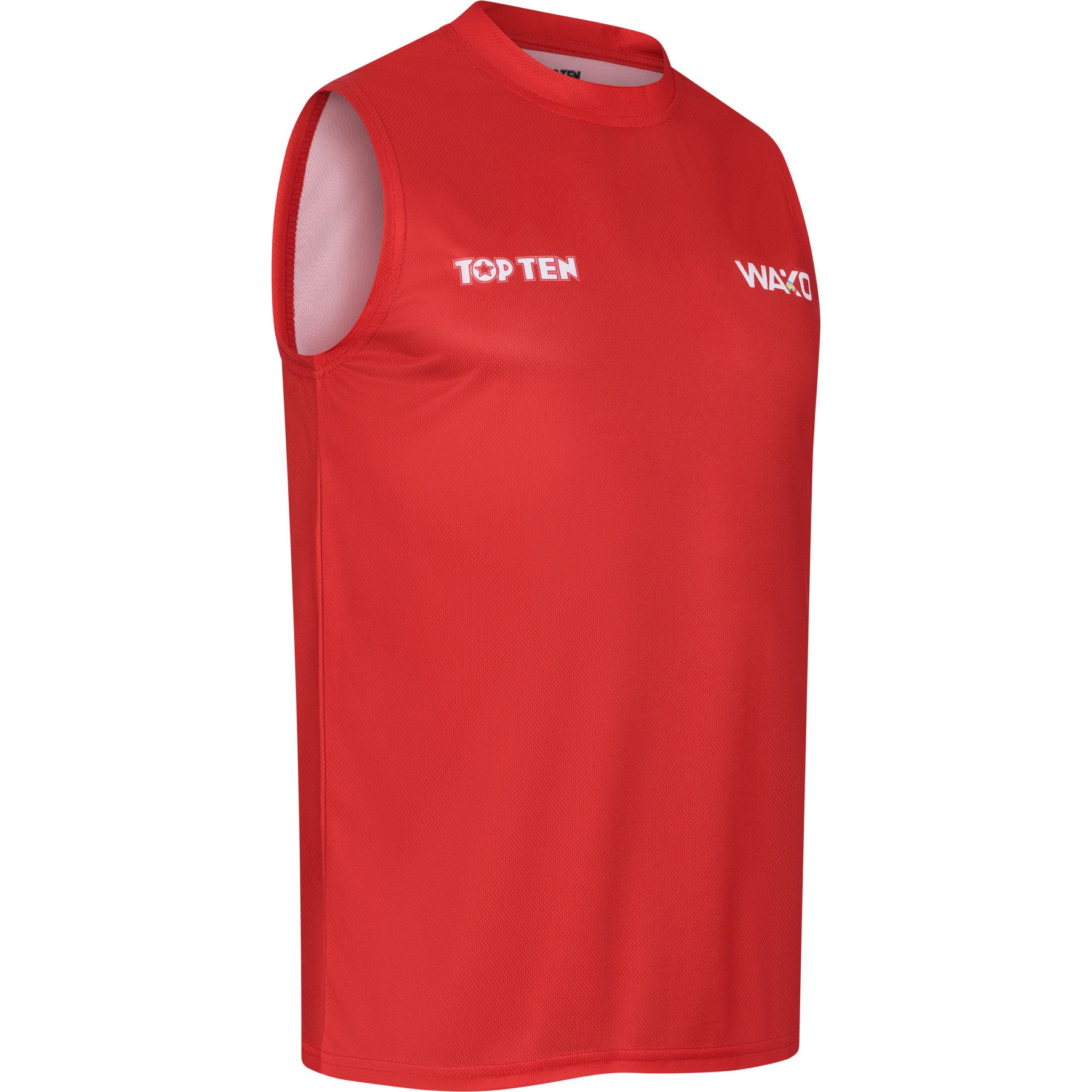 TOP TEN T-shirt - WAKO Kick Light - Rood TOP TEN T-shirt - WAKO Kick Light - Rood
