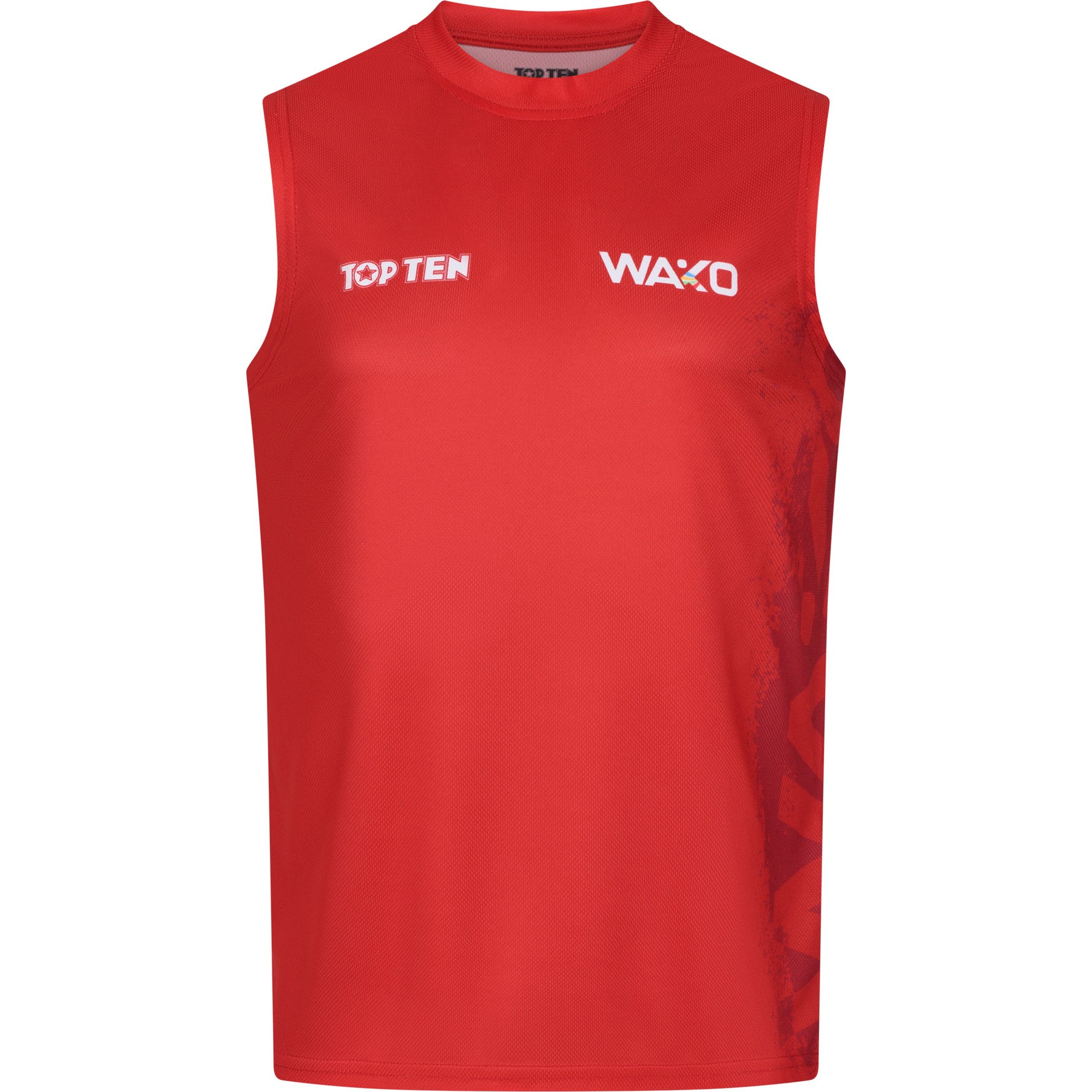 TOP TEN T-shirt - WAKO Kick Light - Rood TOP TEN T-shirt - WAKO Kick Light - Rood
