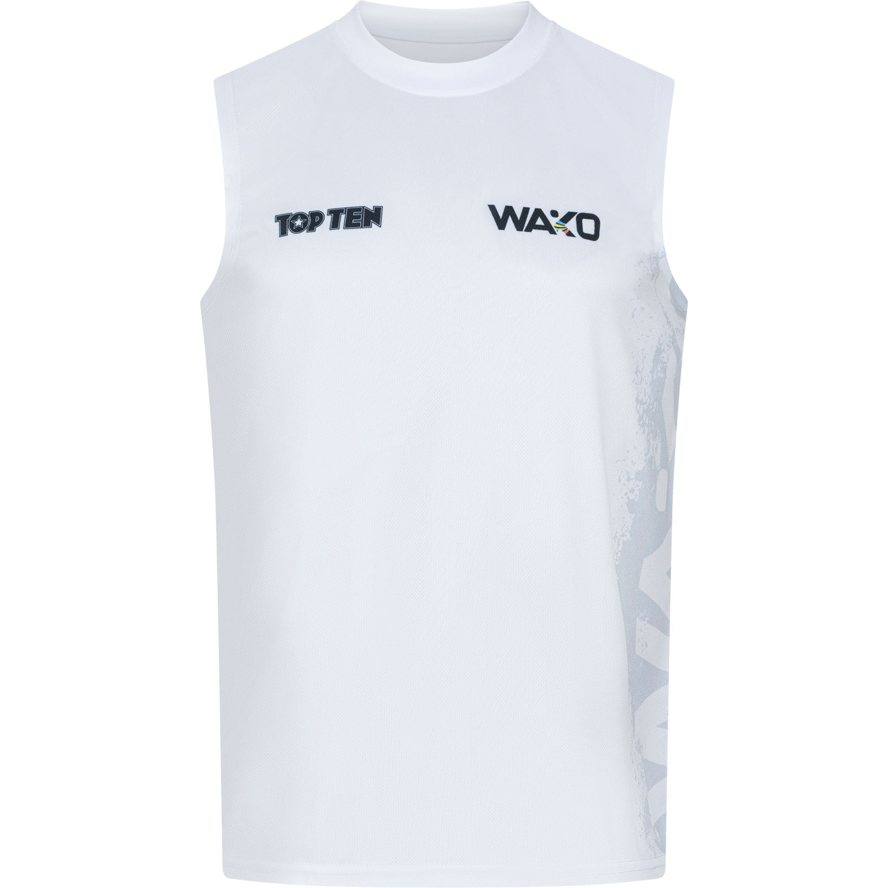 TOP TEN T-shirt - WAKO Kick Light - Wit TOP TEN T-shirt - WAKO Kick Light - Wit