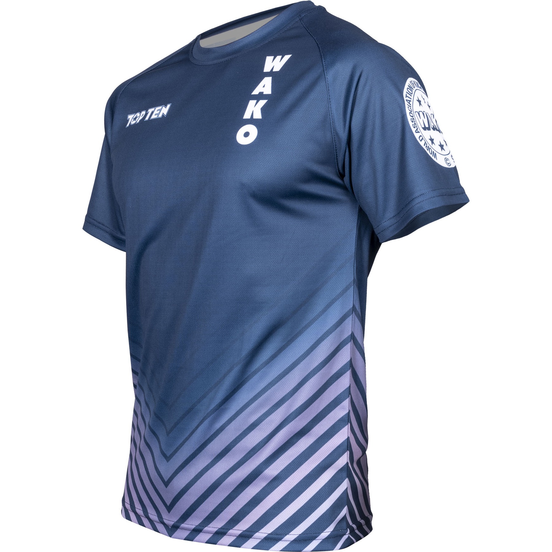 TOP TEN T-shirt - WAKO Rail - Blauw TOP TEN T-shirt - WAKO Rail - Blauw