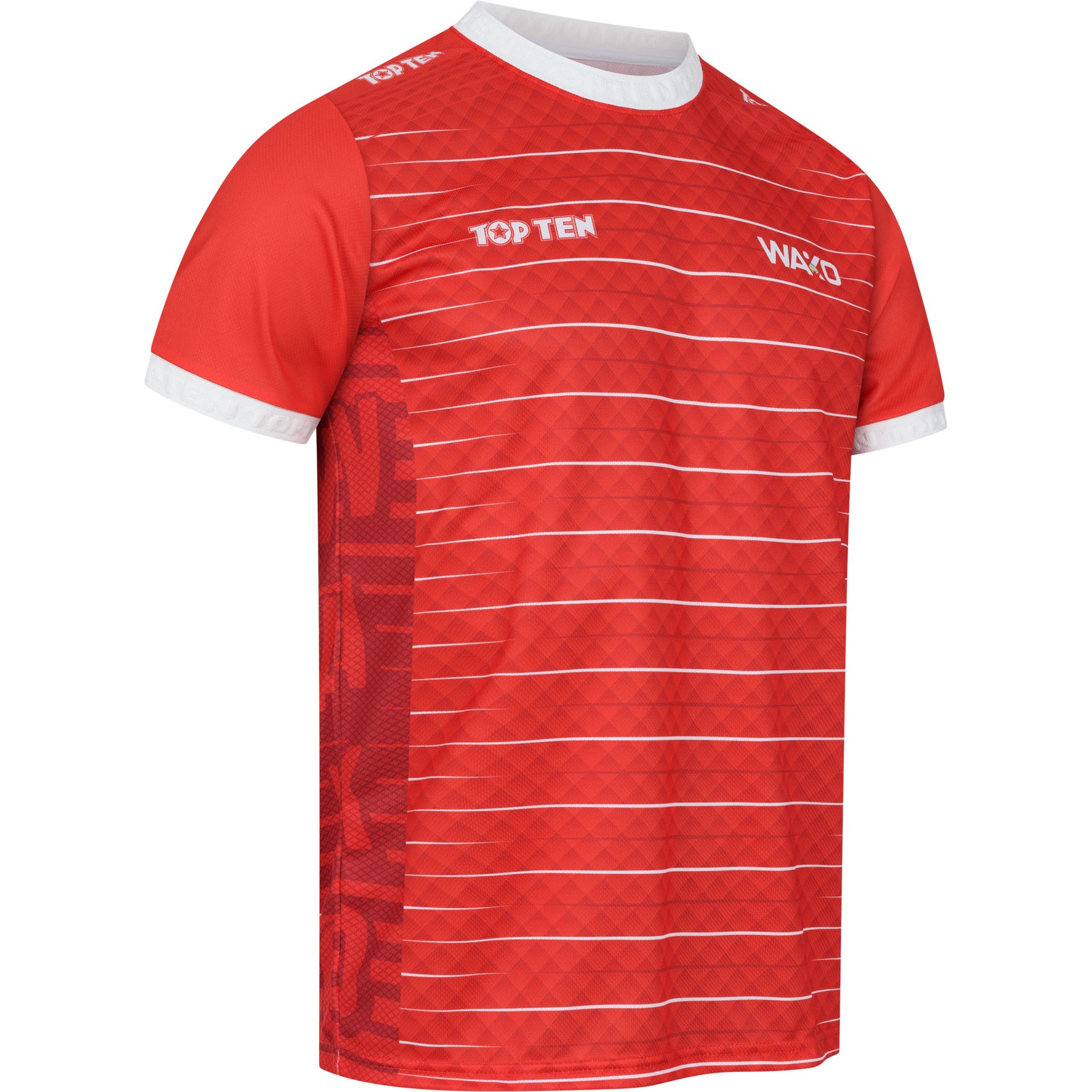 TOP TEN T-shirt - WAKO - Rood TOP TEN T-shirt - WAKO - Rood