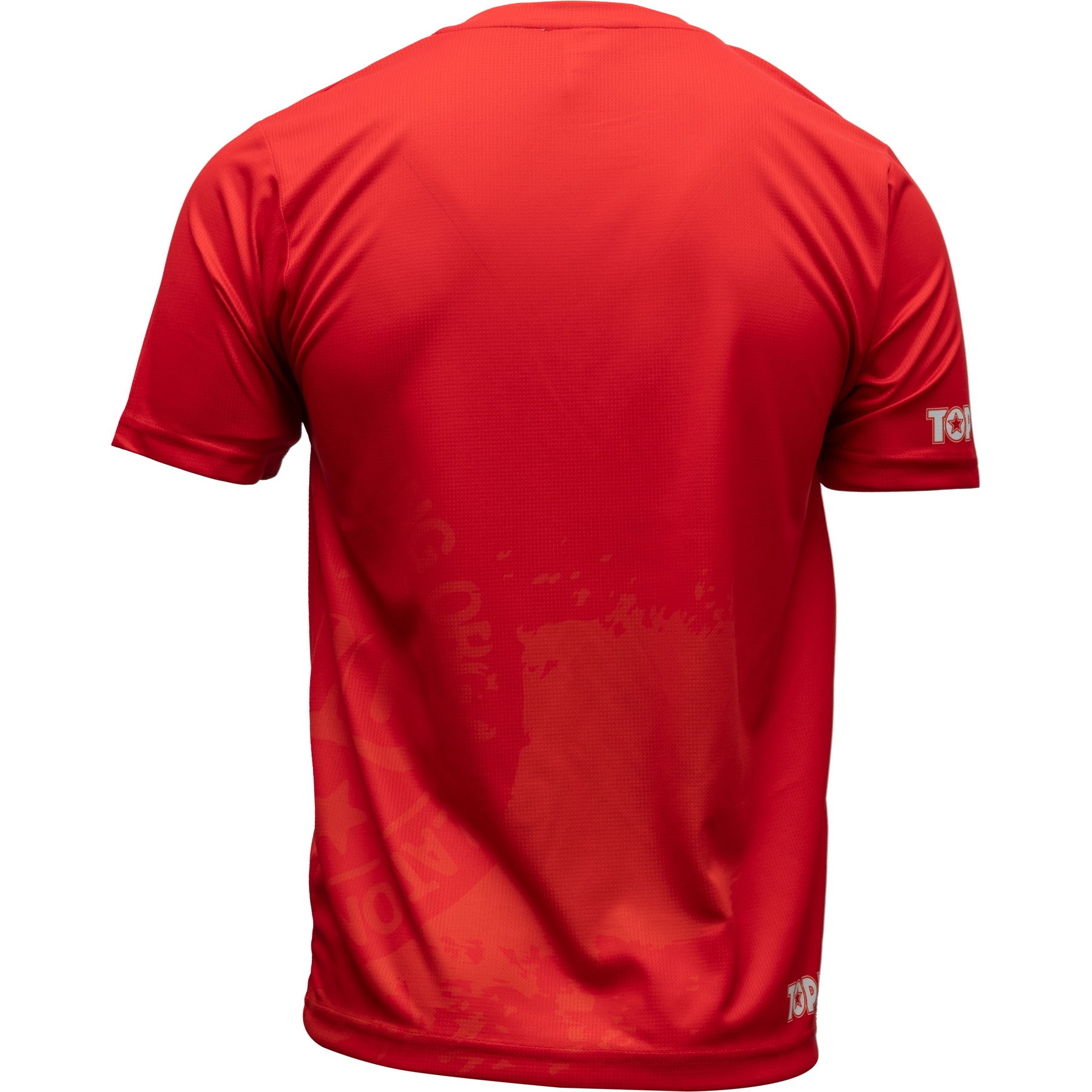 TOP TEN T-shirt - WAKO Shadow - Rood TOP TEN T-shirt - WAKO Shadow - Rood