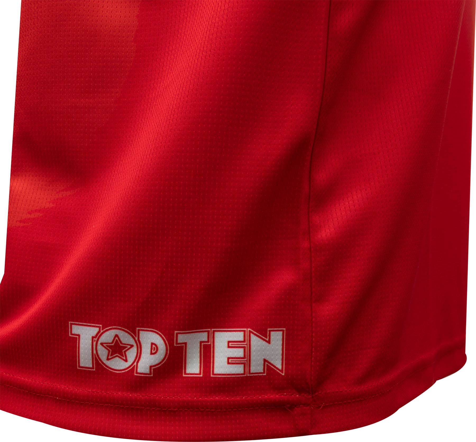 TOP TEN T-shirt - WAKO Shadow - Rood TOP TEN T-shirt - WAKO Shadow - Rood