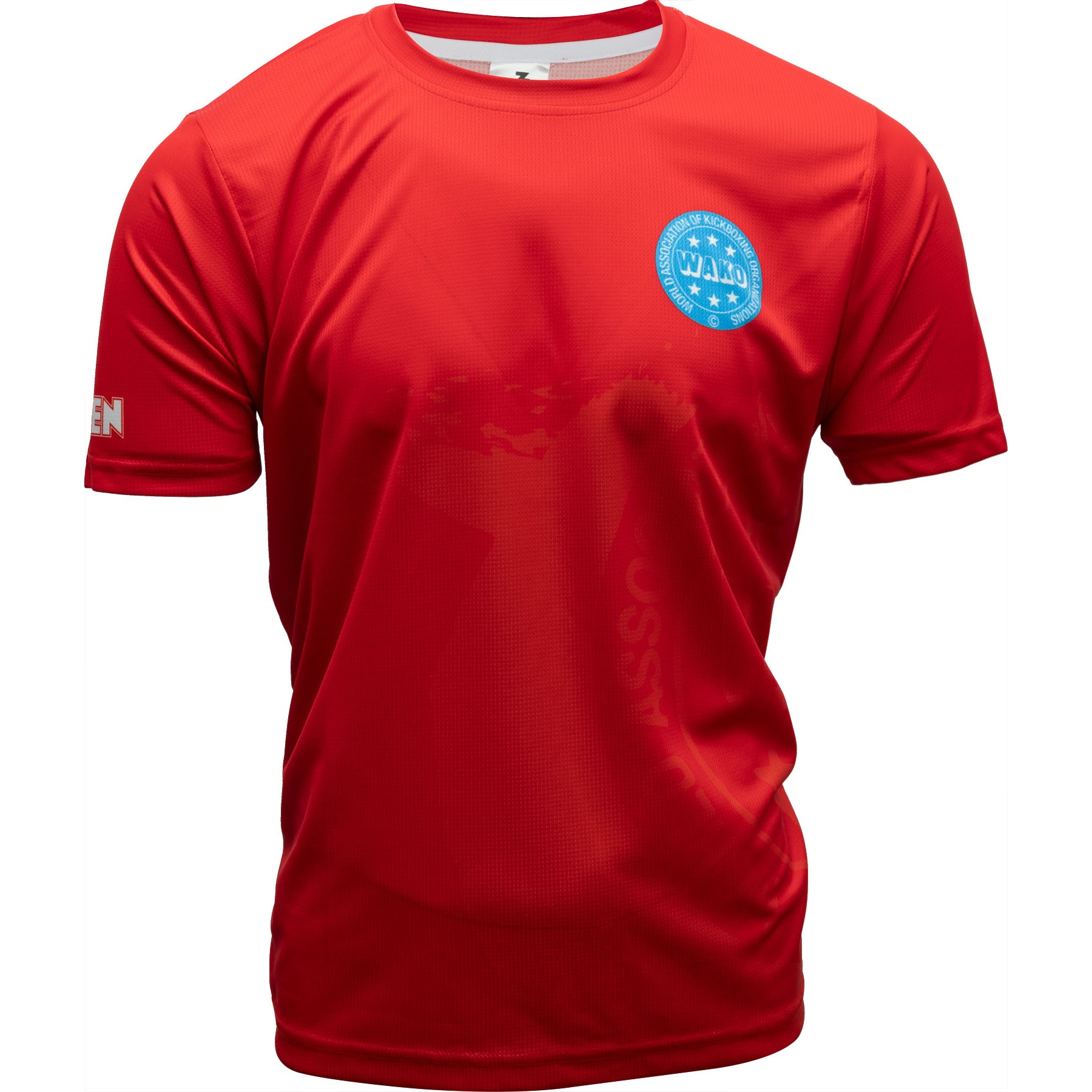TOP TEN T-shirt - WAKO Shadow - Rood TOP TEN T-shirt - WAKO Shadow - Rood