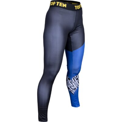 TOP TEN Sportlegging - WAKO Icon - Zwart / Blauw
