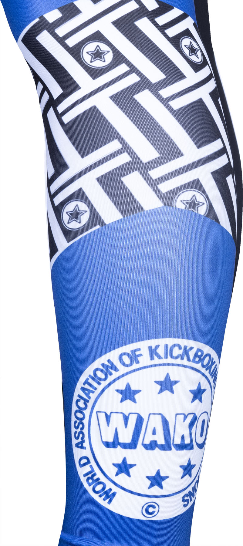 TOP TEN Sportlegging - WAKO Icon - Zwart / Blauw TOP TEN Sportlegging - WAKO Icon - Zwart / Blauw