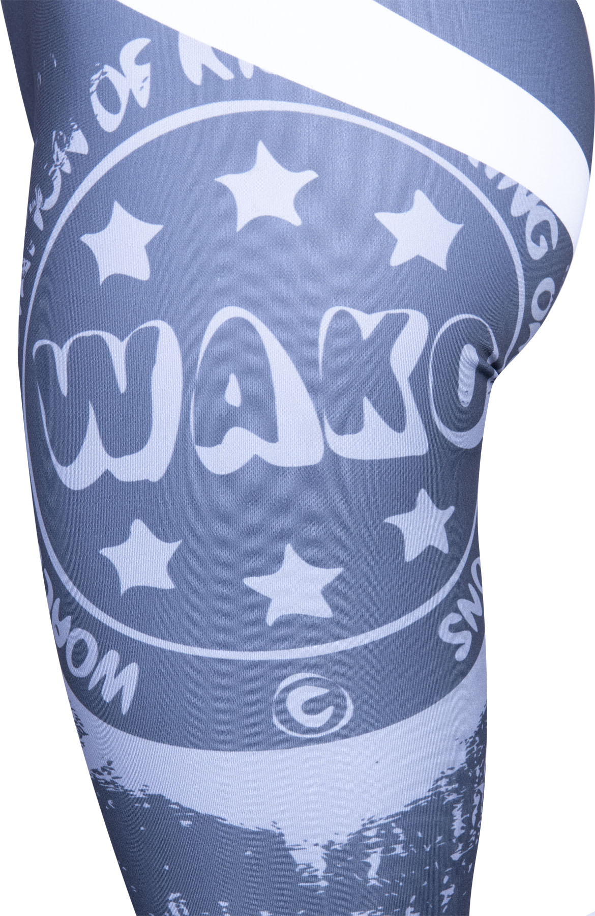 TOP TEN Sportlegging - WAKO Stretch - Wit / Grijs TOP TEN Sportlegging - WAKO Stretch - Wit / Grijs
