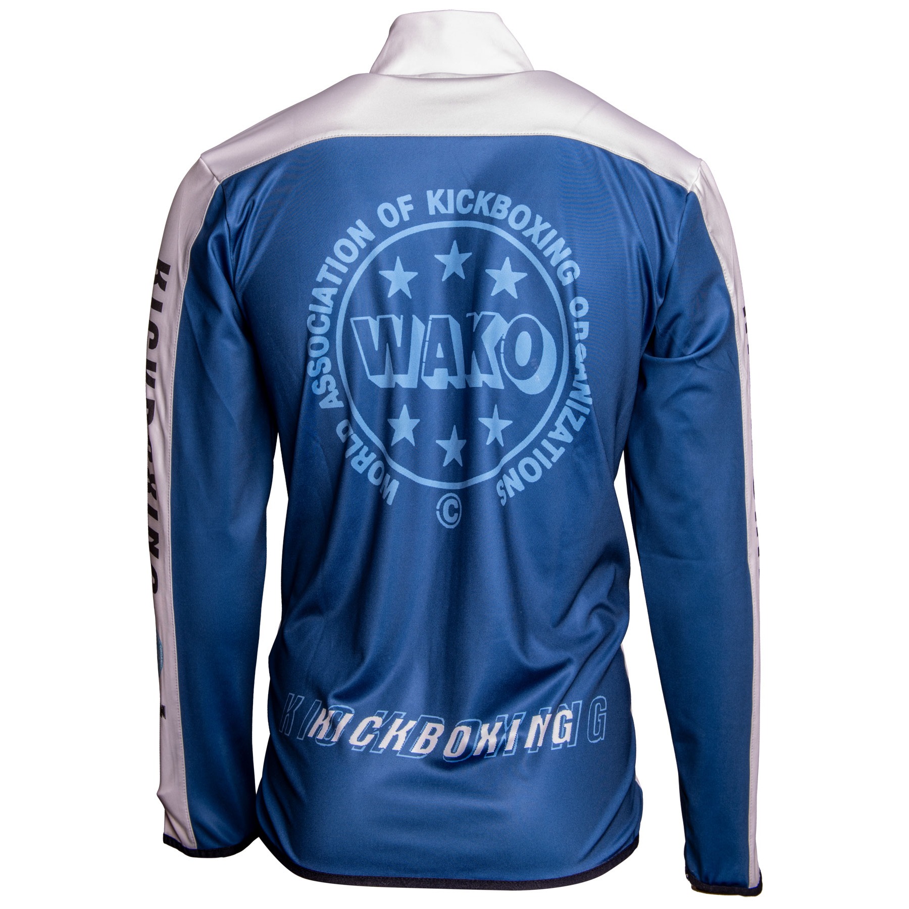 TOP TEN Trainingsjas - WAKO Emotion - Blauw / Wit TOP TEN Trainingsjas - WAKO Emotion - Blauw / Wit