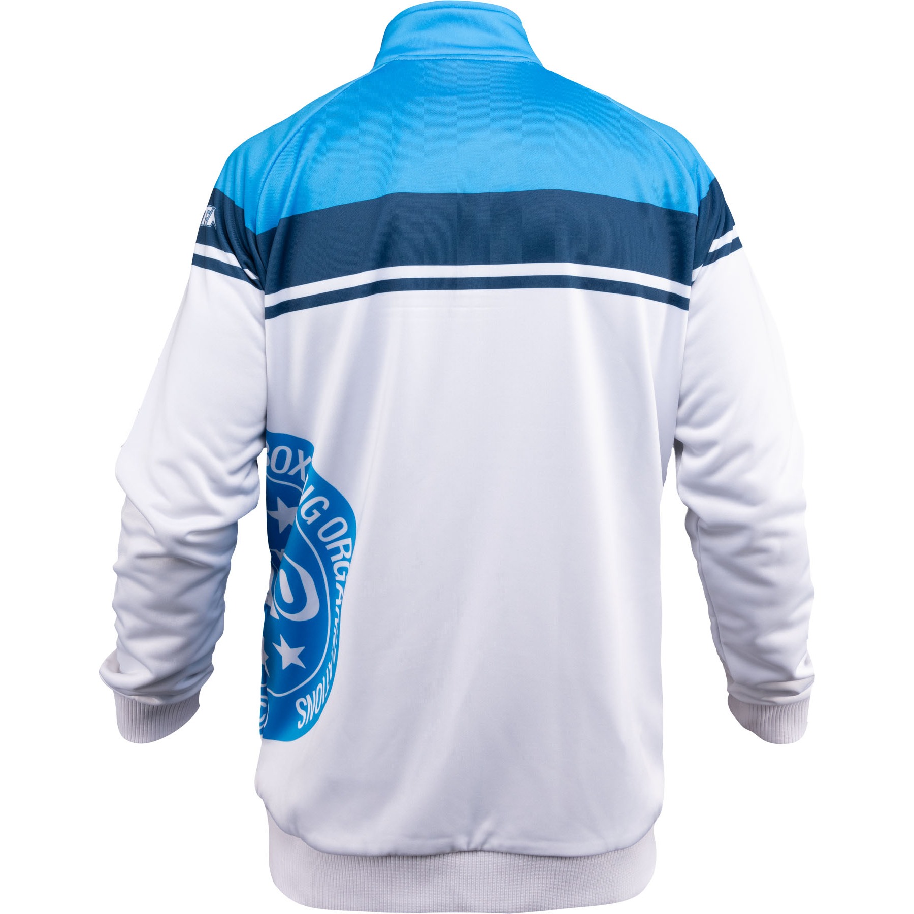 TOP TEN Trainingsjas - WAKO Territory - Wit / Blauw TOP TEN Trainingsjas - WAKO Territory - Wit / Blauw