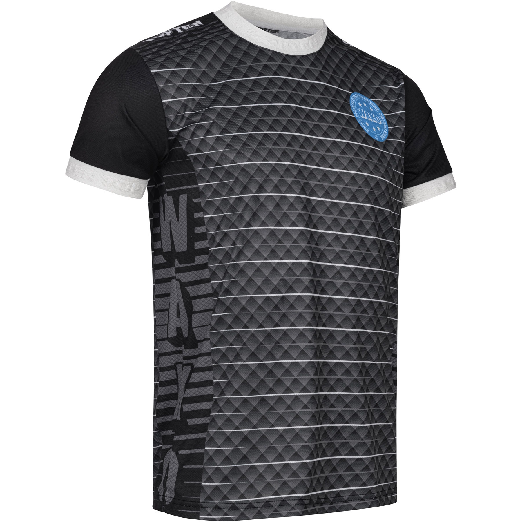 TOP TEN T-shirt - WAKO - Zwart TOP TEN T-shirt - WAKO - Zwart