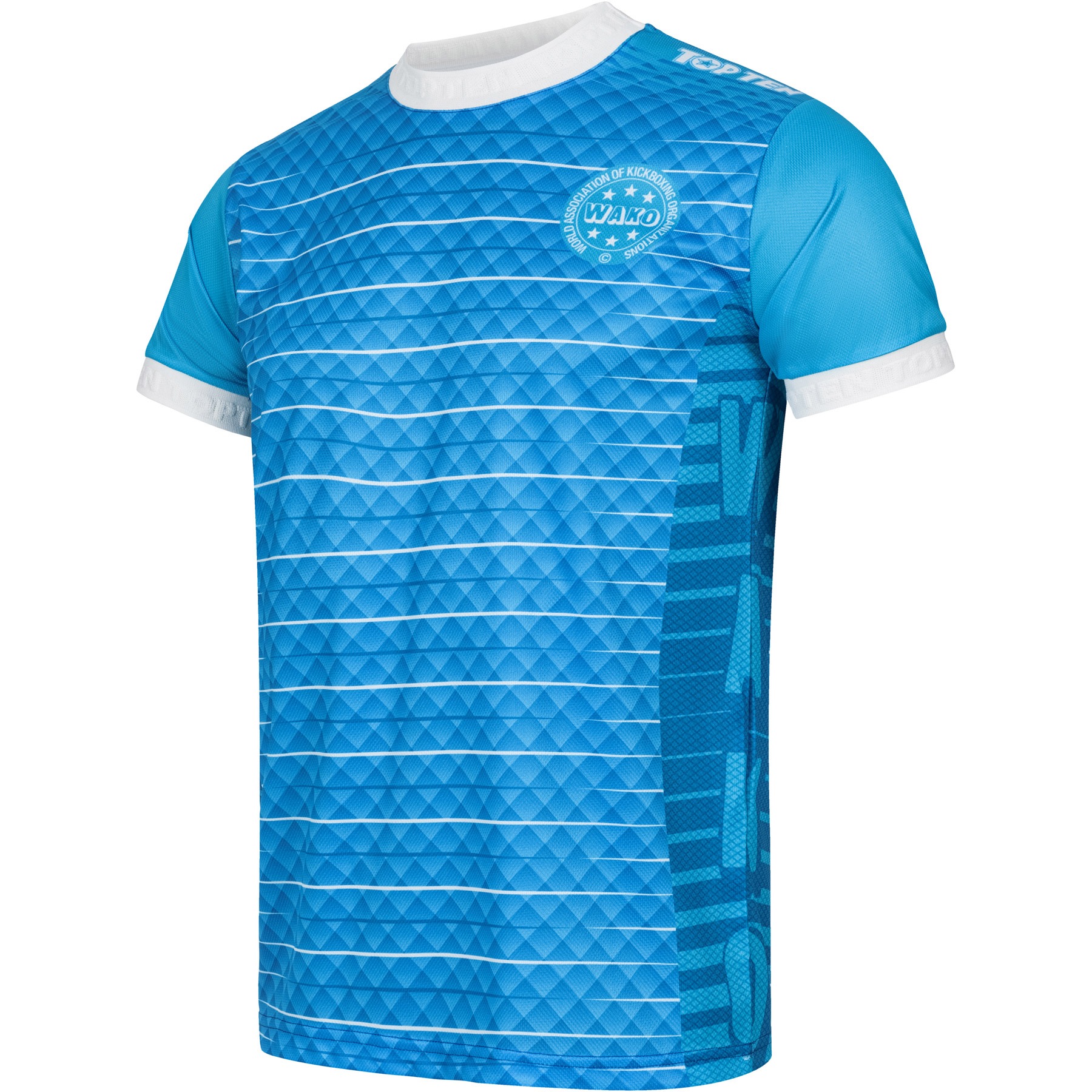 TOP TEN T-shirt - WAKO - Blauw TOP TEN T-shirt - WAKO - Blauw