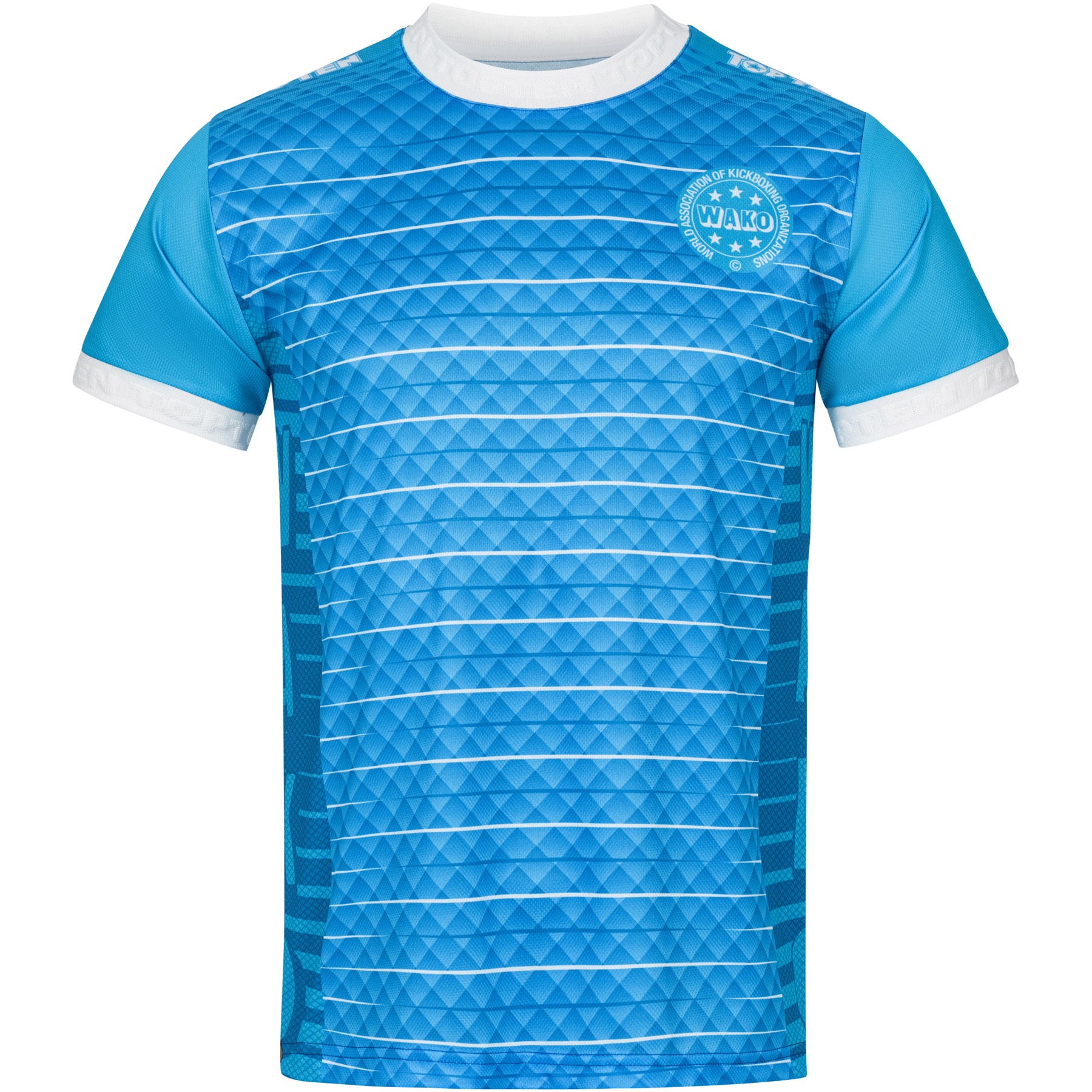 TOP TEN T-shirt - WAKO - Blauw TOP TEN T-shirt - WAKO - Blauw