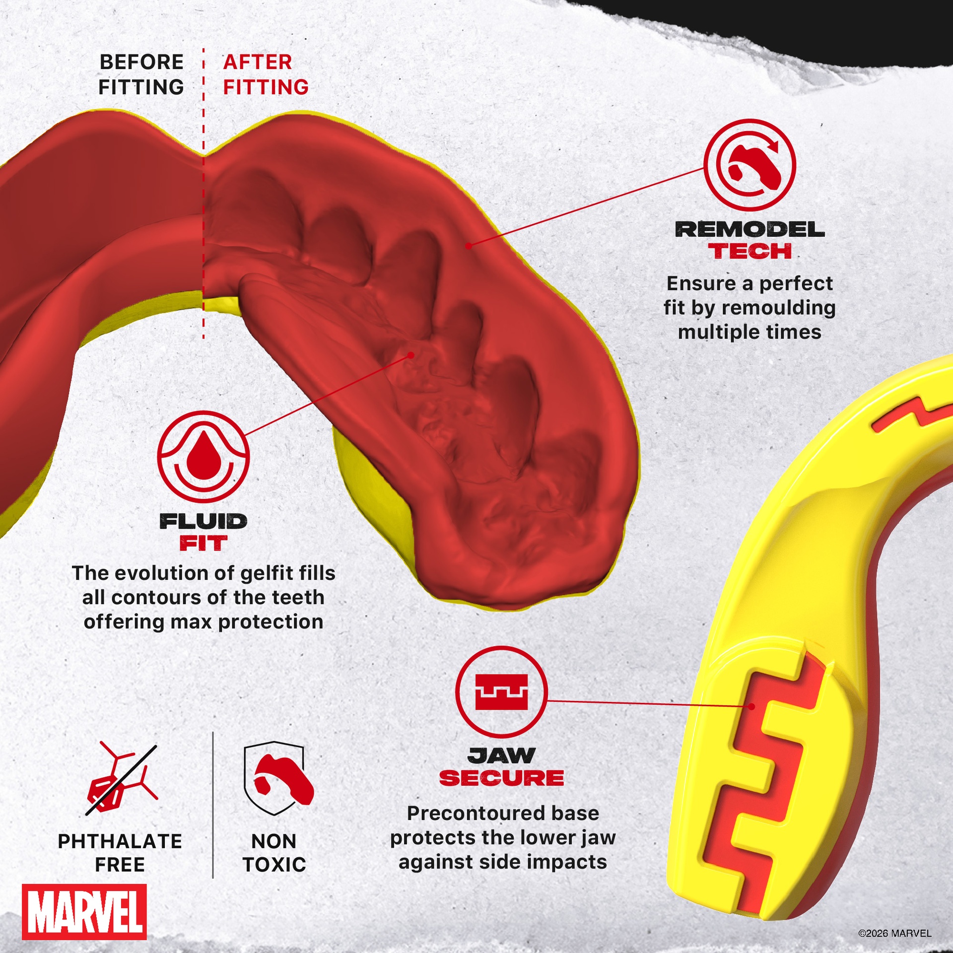 Safejawz Gebitsbeschermer (SAFEJAWZ MARVEL XMEN) Safejawz Gebitsbeschermer (SAFEJAWZ MARVEL XMEN)